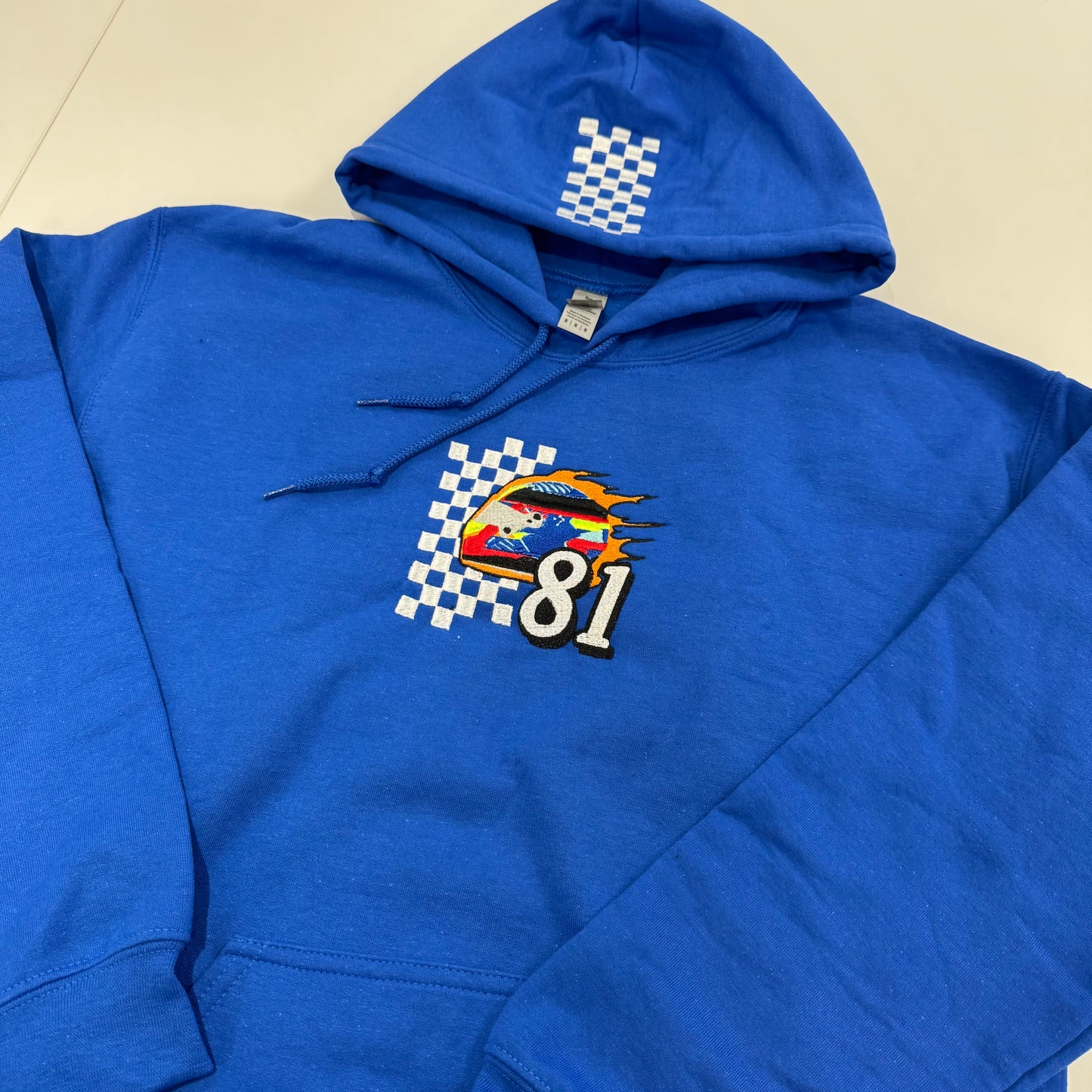 Oscar Piastri 2024 Helmet Hoodie (Pre-made Clearance)