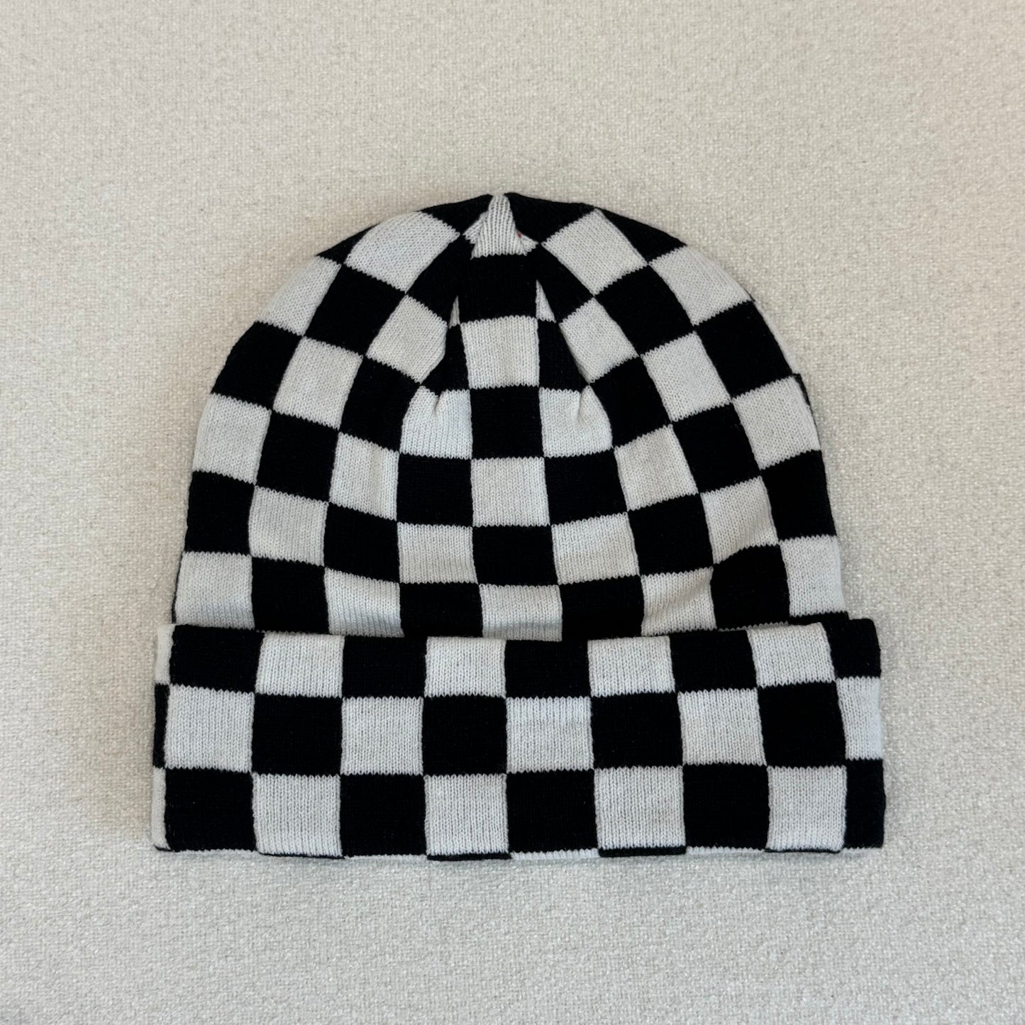Chequered Beanie