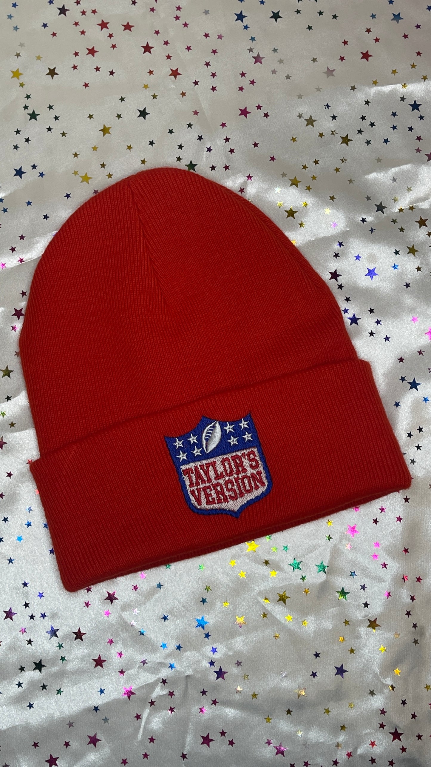 Pre-Made Taylor’s Version Embroidered Beanie