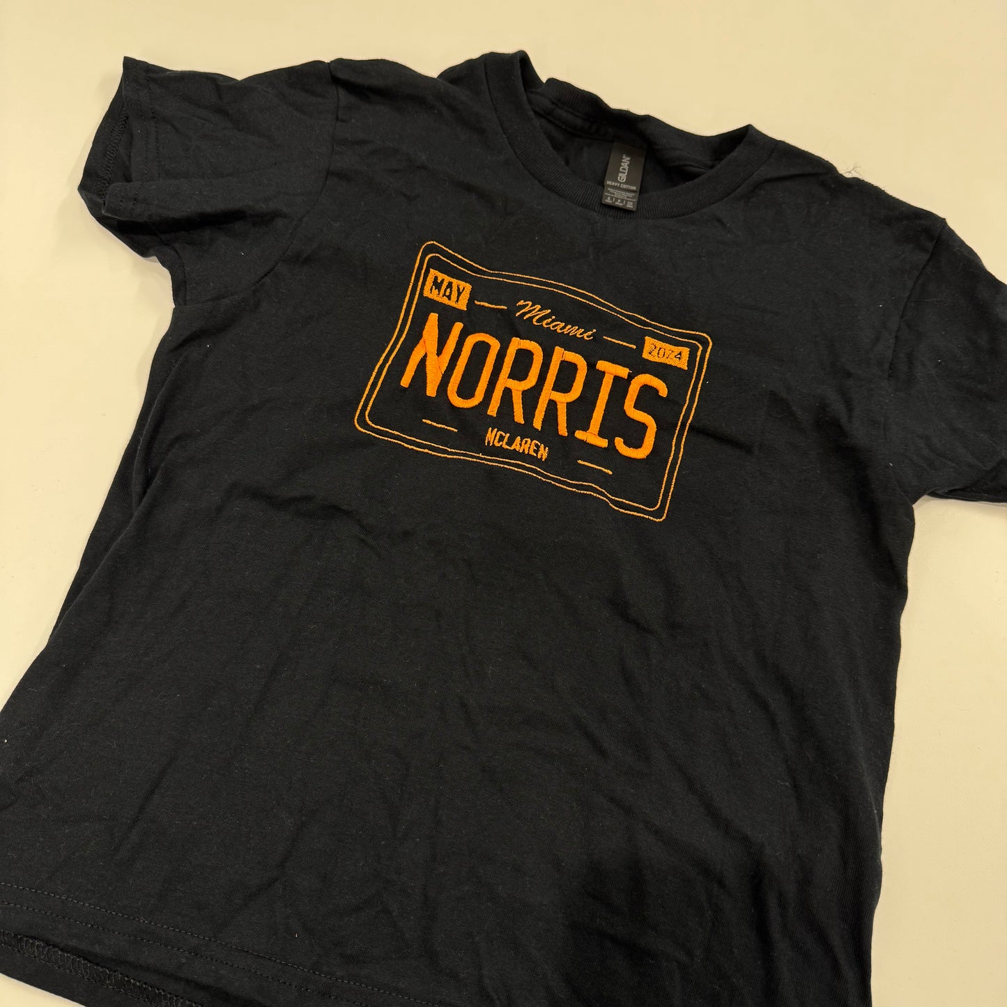 Lando Norris Miami License Plate T-Shirt (Pre-Made Clearance)