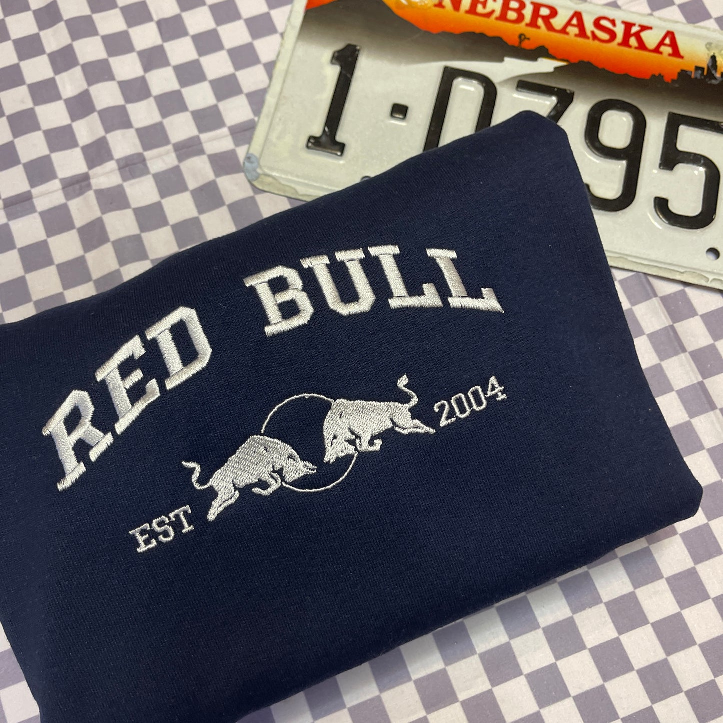 Red Bull Team Embroidered Crewneck