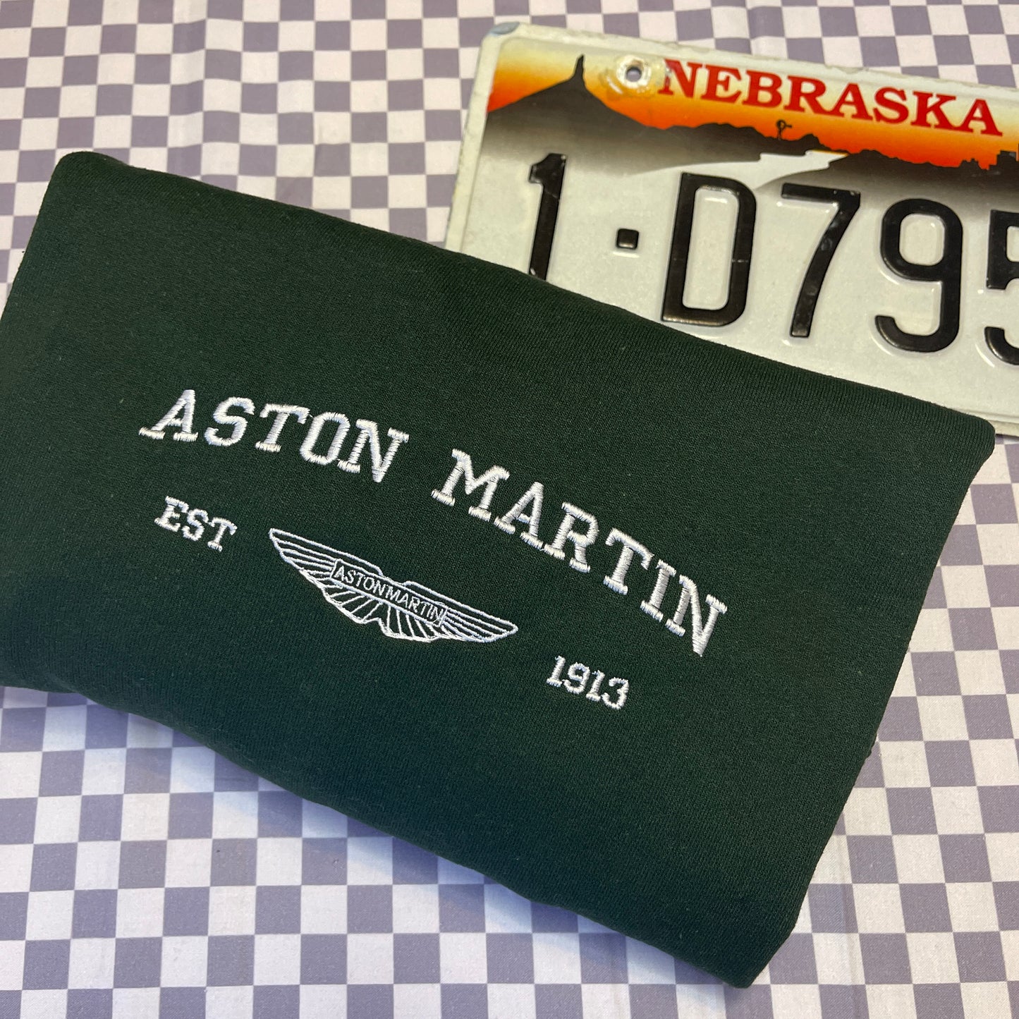 Aston Martin Team Embroidered Crewneck