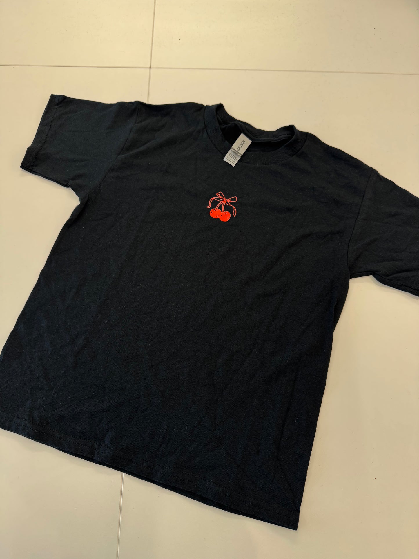 Cherry Bow T-shirt (Pre-Made Clearance)