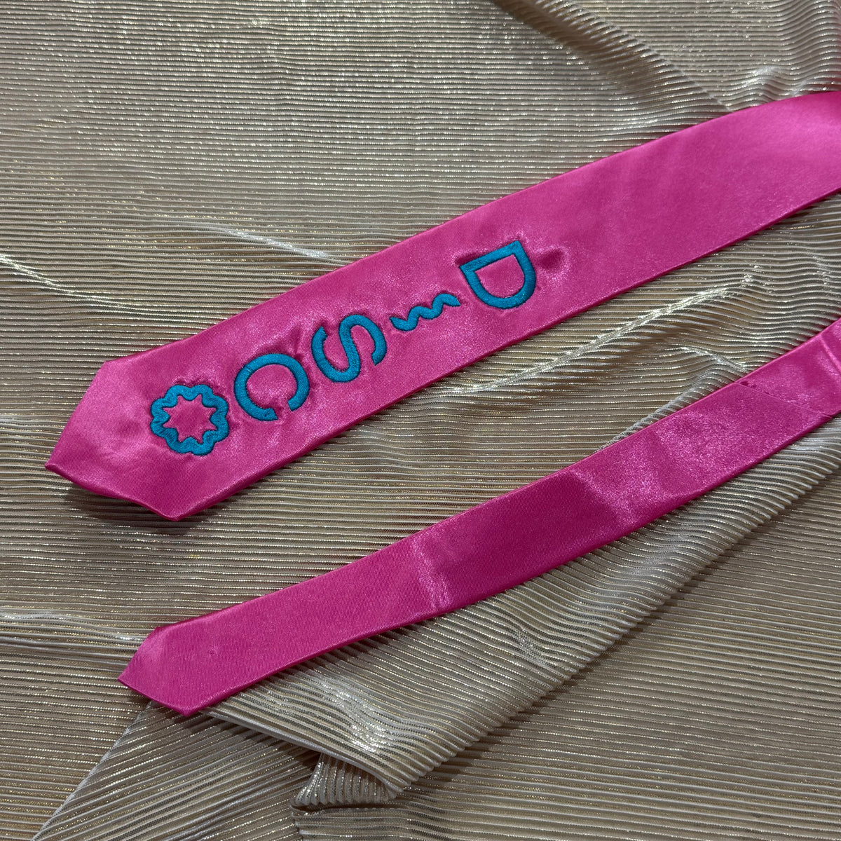 Disco Pre-made Embroidered Tie