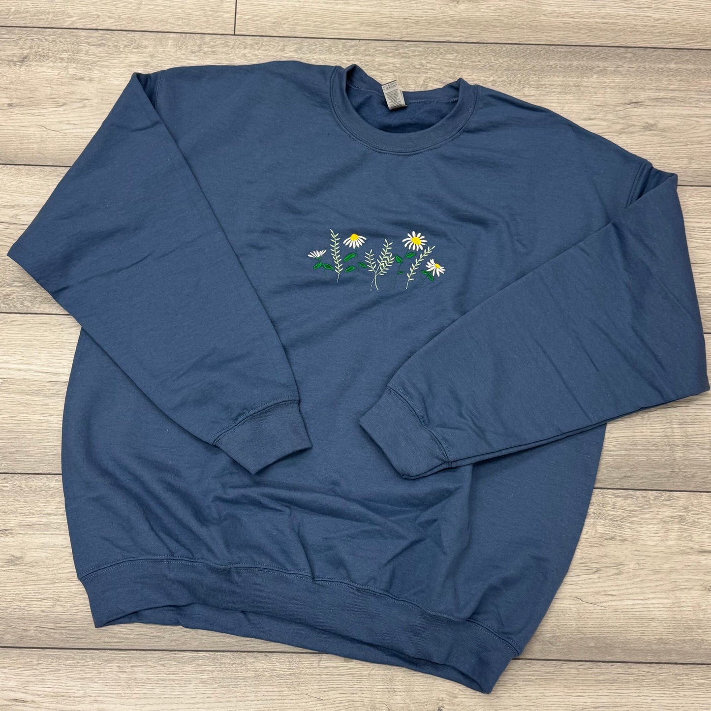 Daisy Floral Sweatshirt (Pre-made Clearance)