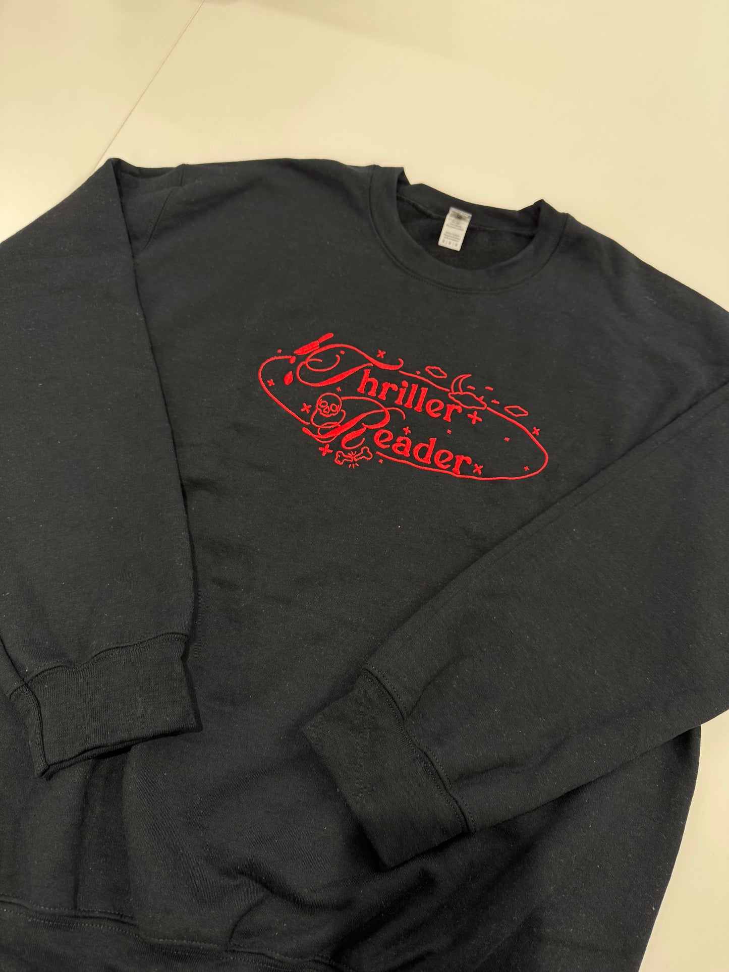 Thriller Reader Sweatshirt (Pre-made Clearance)