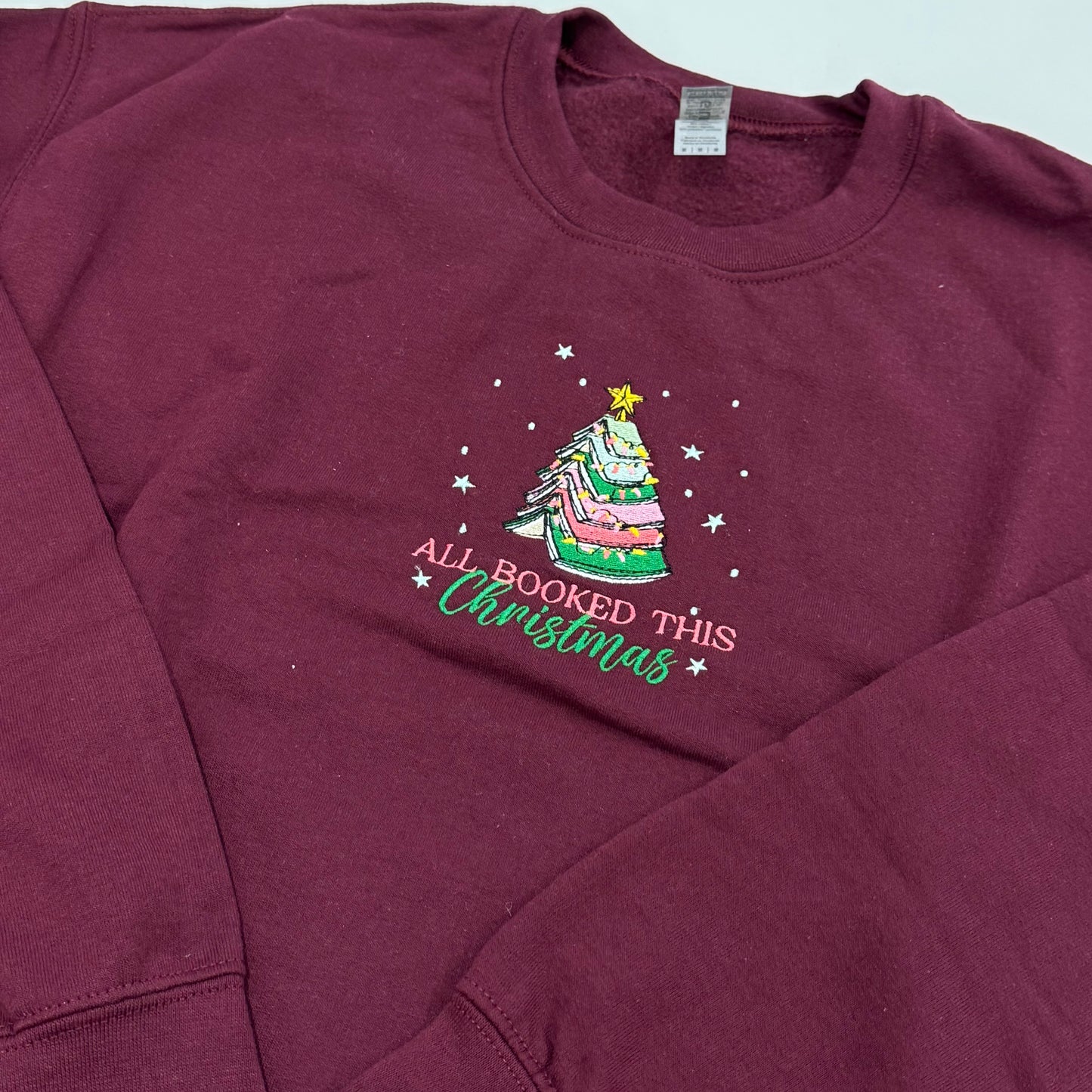All Booked This Christmas Sweatshirt (Pre-made Clearance)