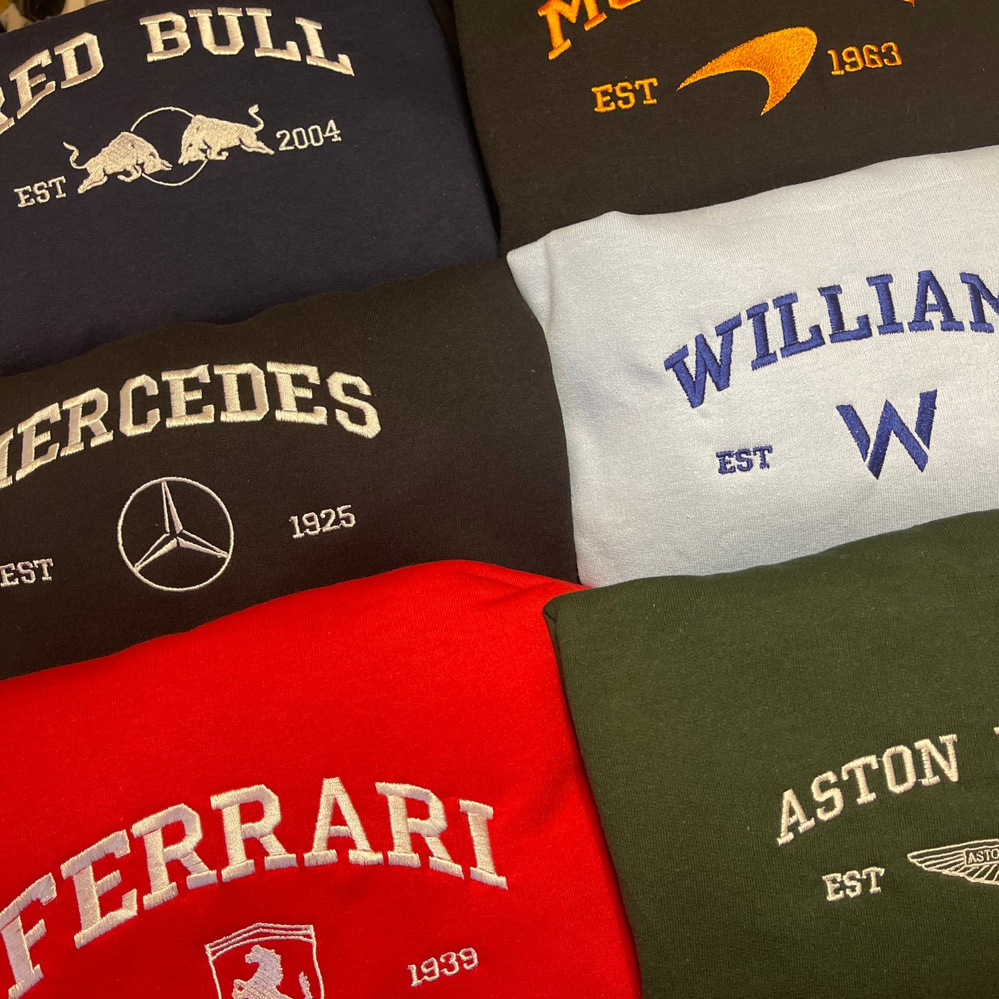 Aston Martin Team Embroidered Crewneck