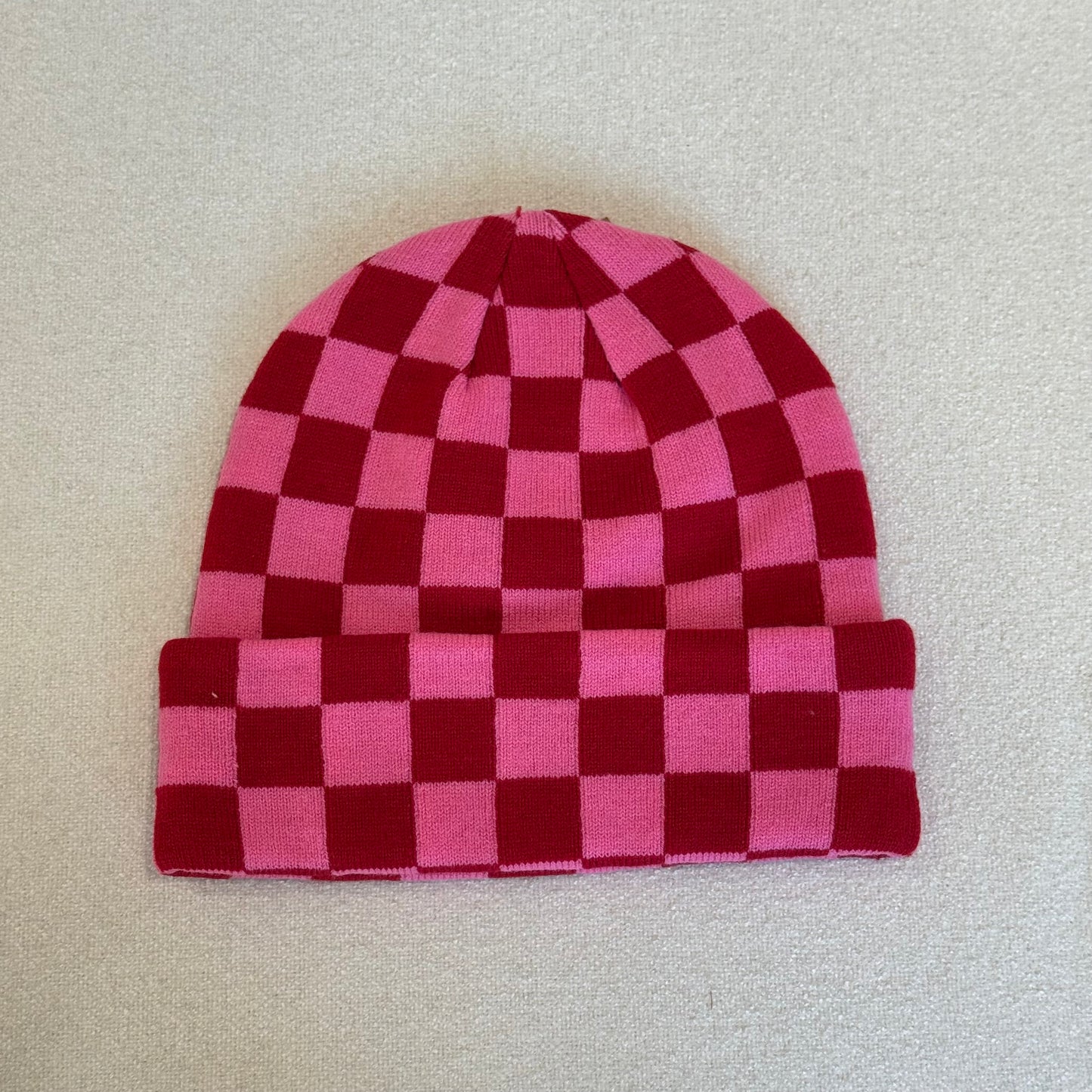 Chequered Beanie