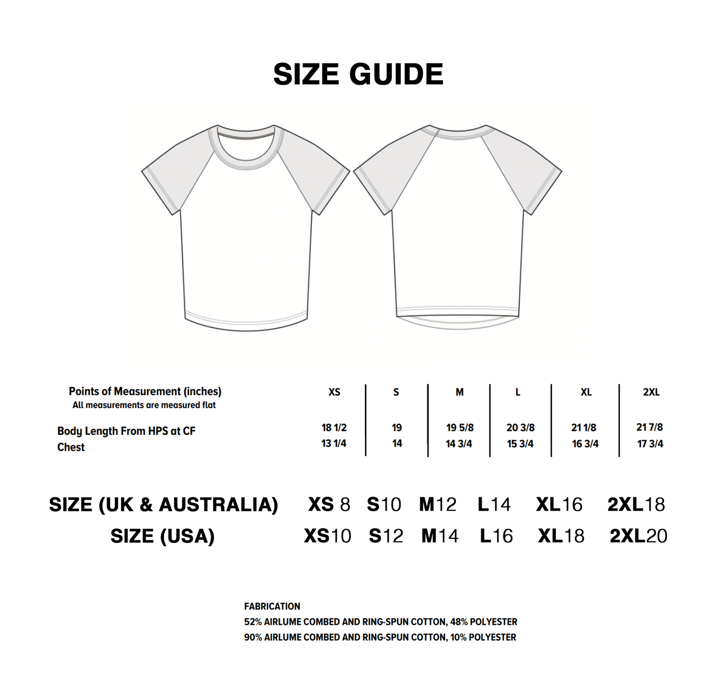 *PRE-MADE* 4 Raglan Embroidered t-shirt