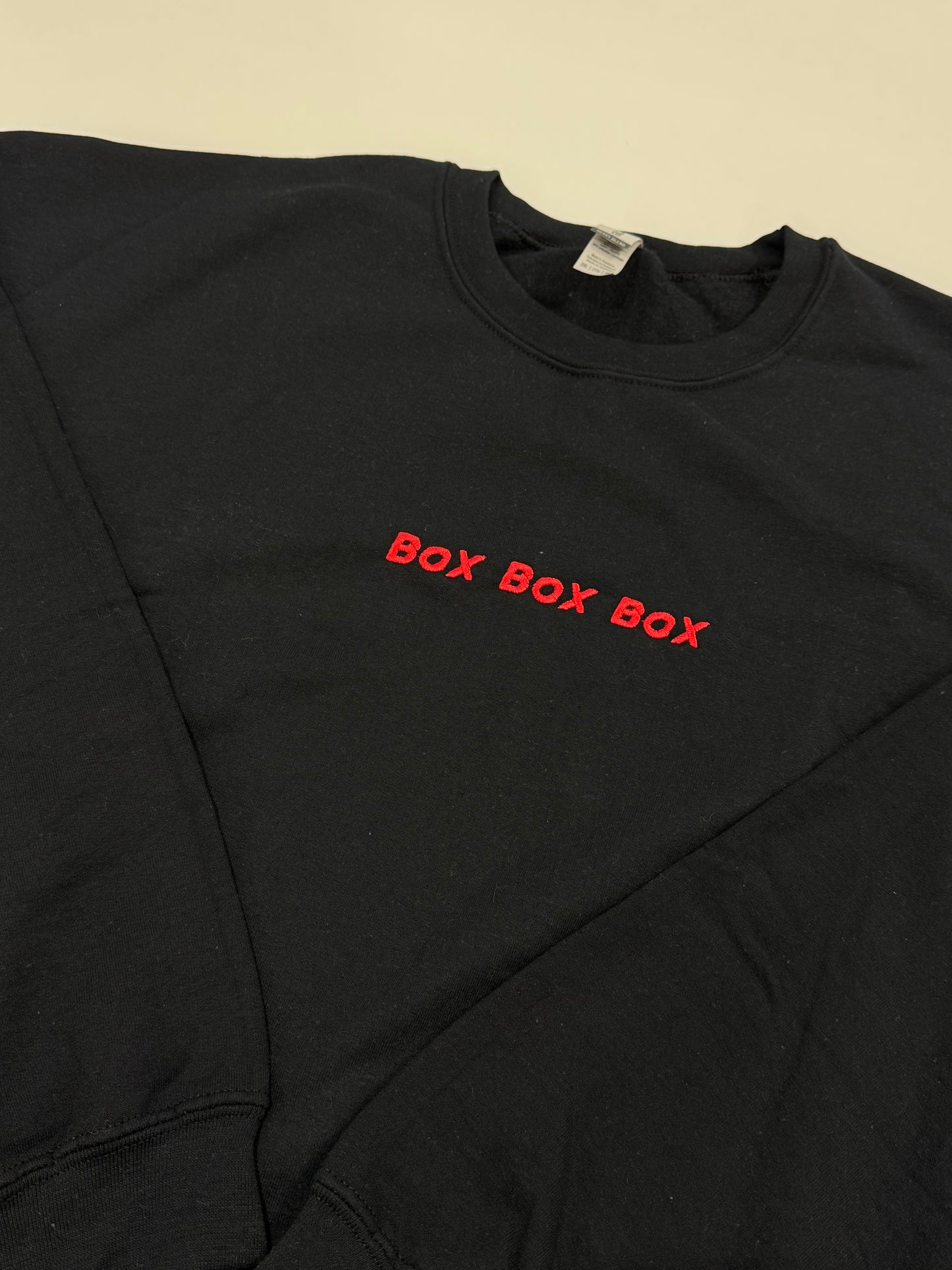 Box Box Box Sweatshirt (Pre-made Clearance)