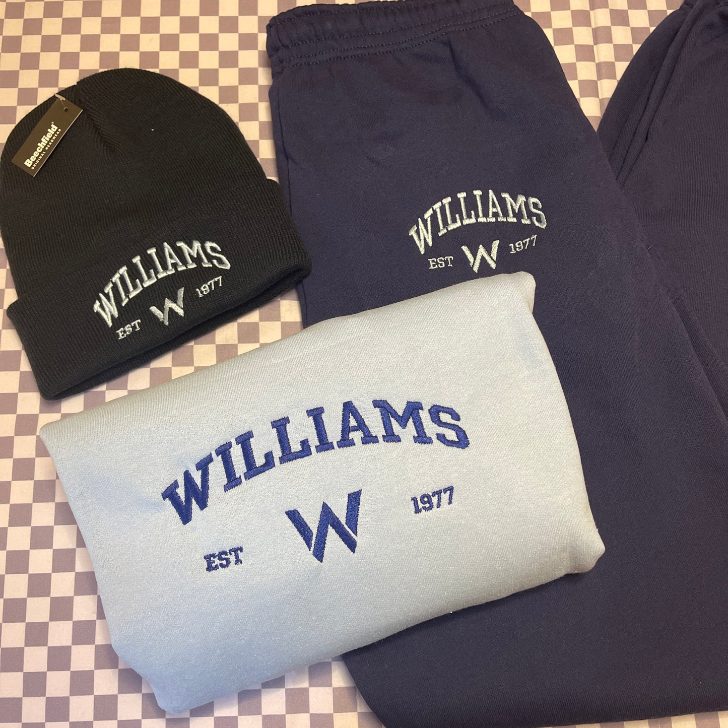 Williams Team Embroidered Crewneck