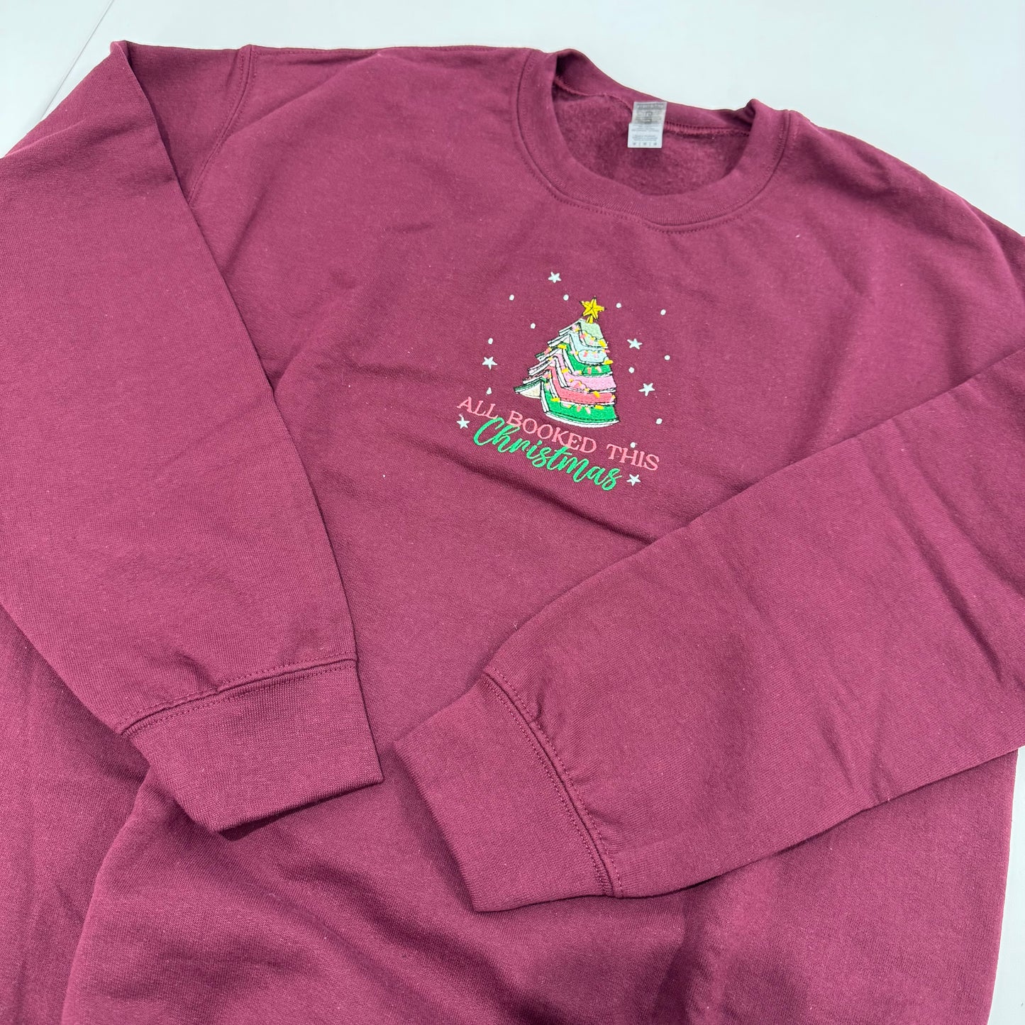 All Booked This Christmas Sweatshirt (Pre-made Clearance)