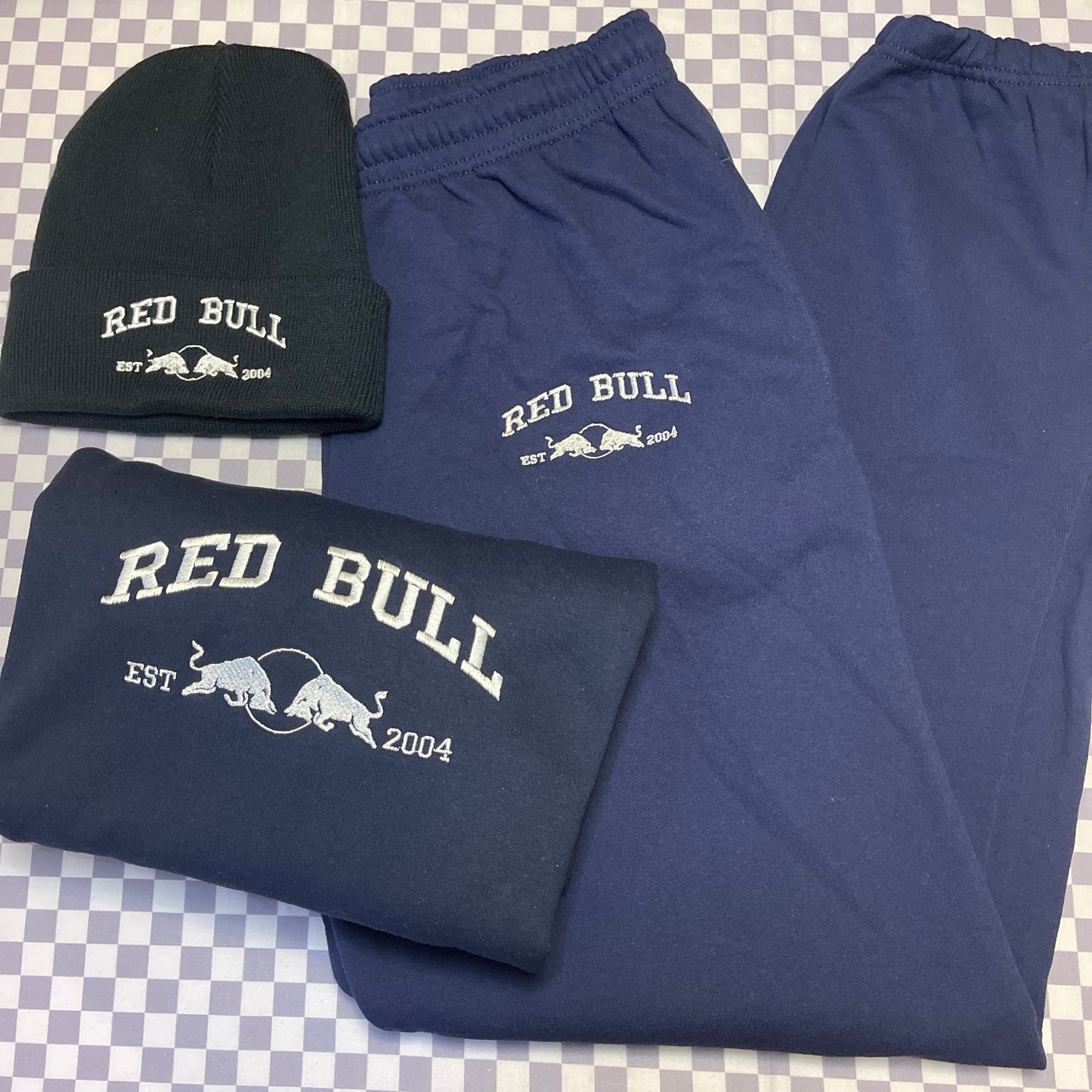 Red Bull Team Embroidered Beanie