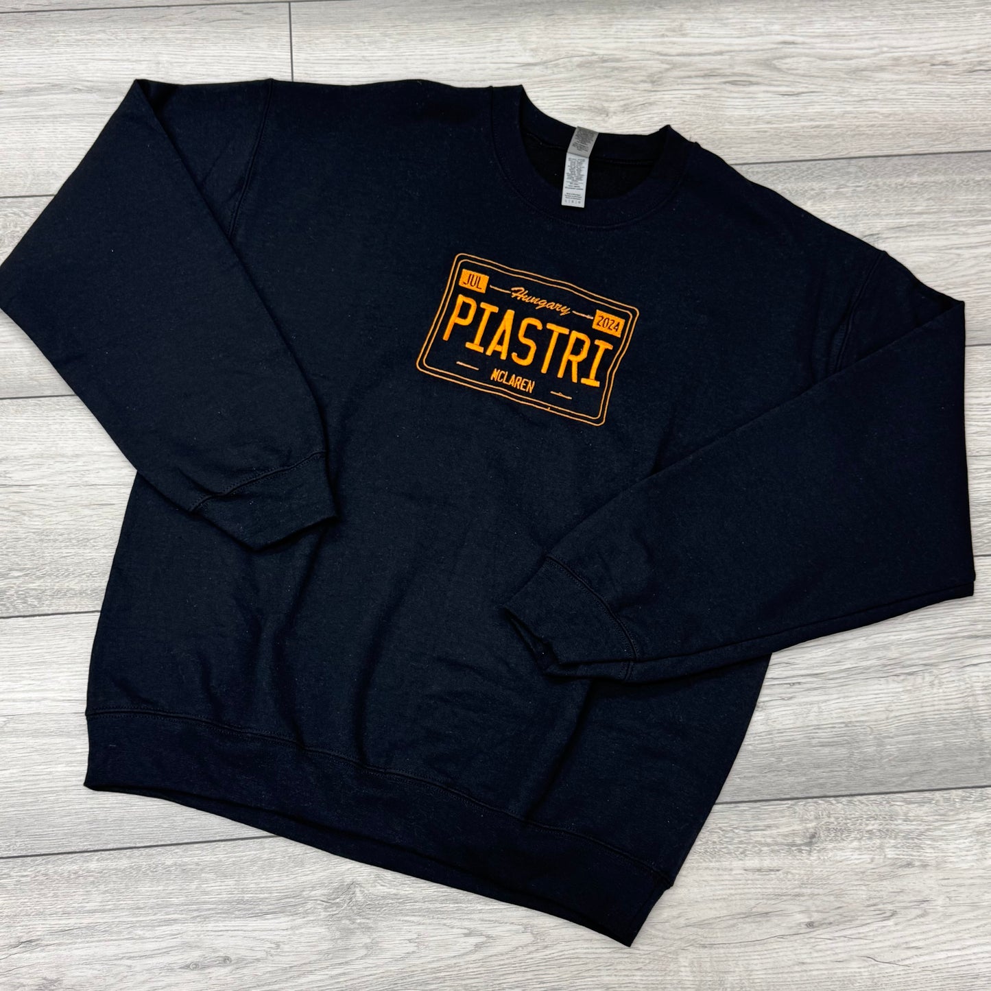 Oscar Piastri Hungary License Plate Sweatshirt (Pre-made Clearance)