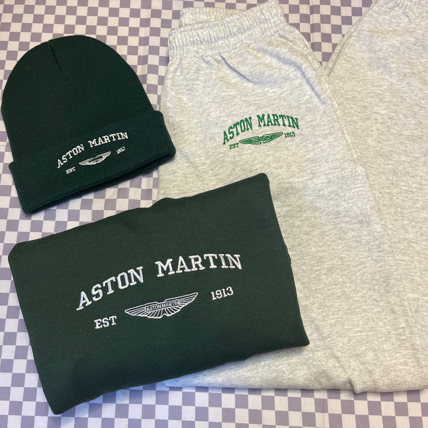 Aston Martin Team Embroidered Crewneck