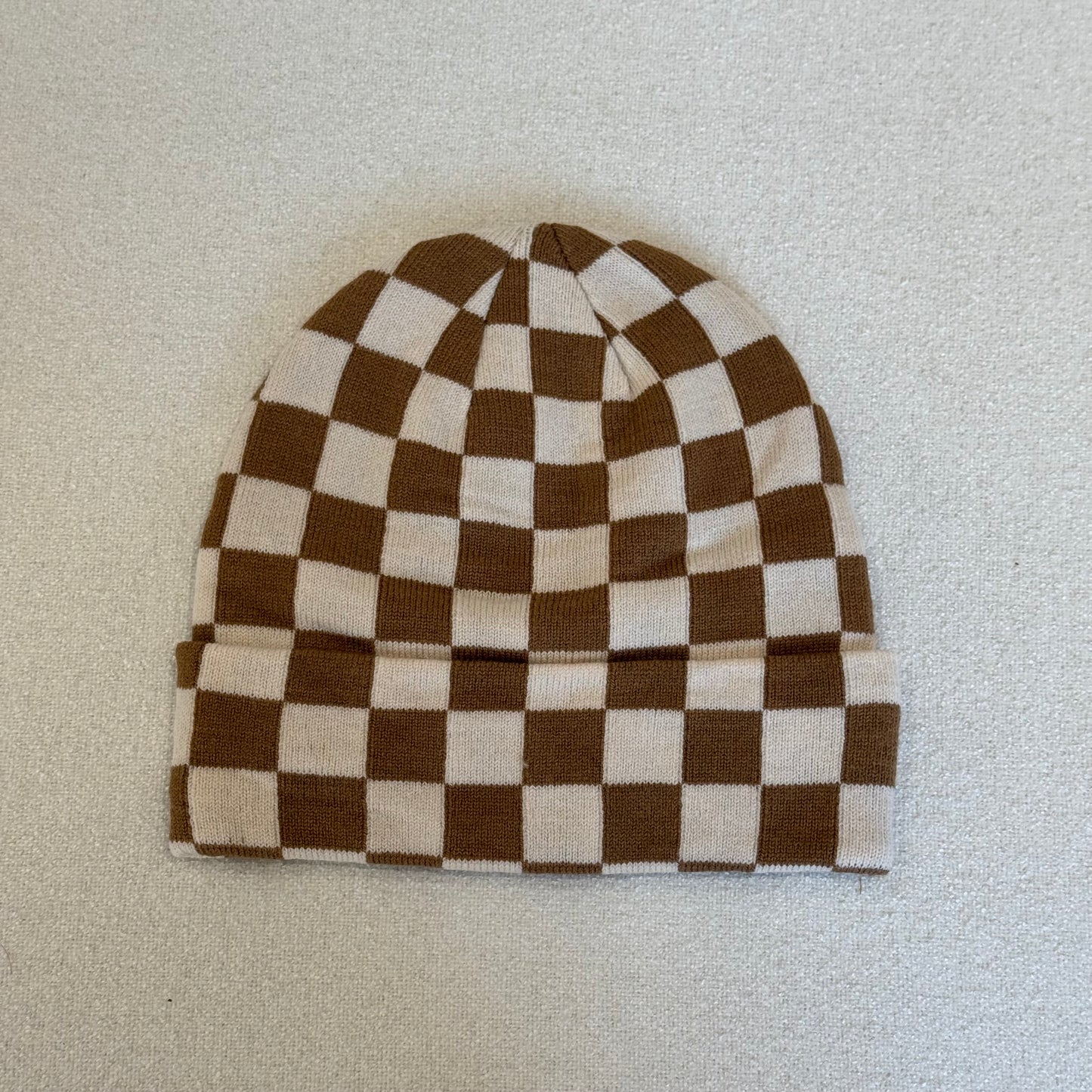 Chequered Beanie