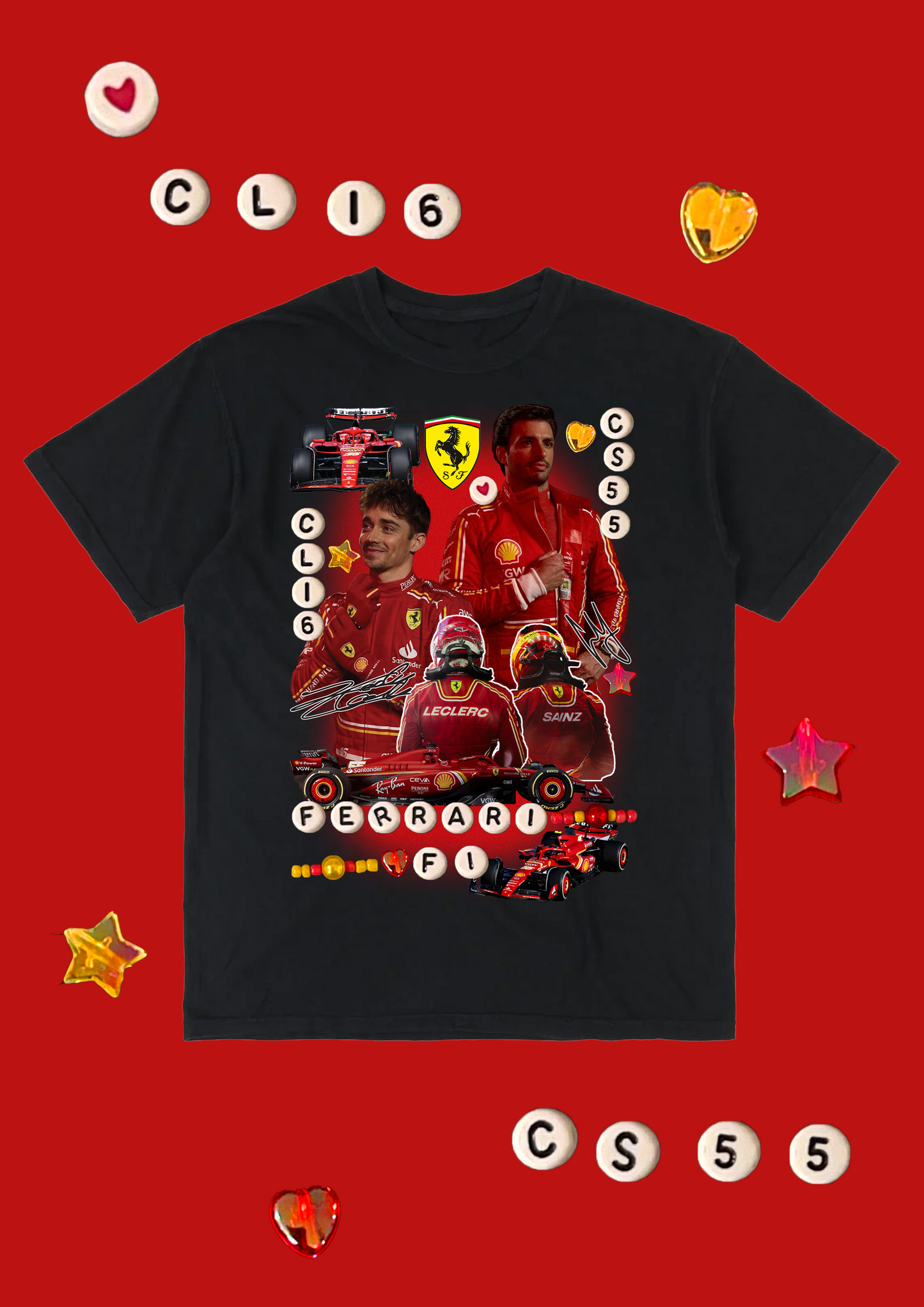 Scuderia Ferrari Friendship Bracelet T-shirt