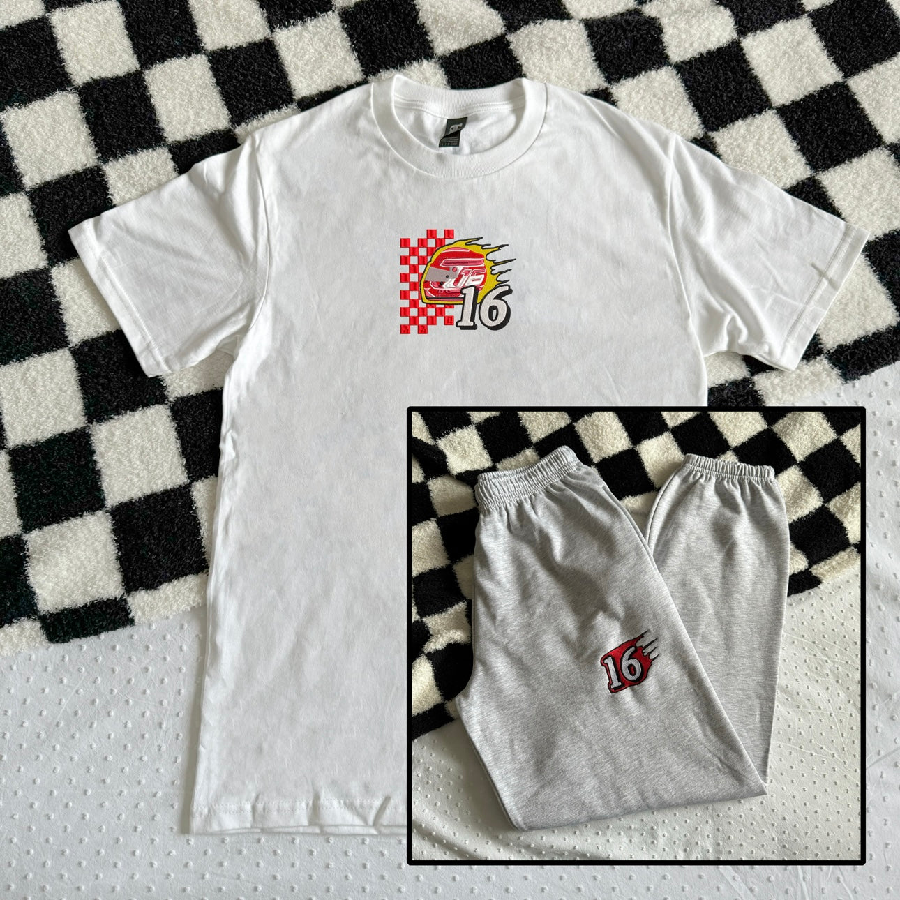 Charles Leclerc Helmet T-shirt Bundle