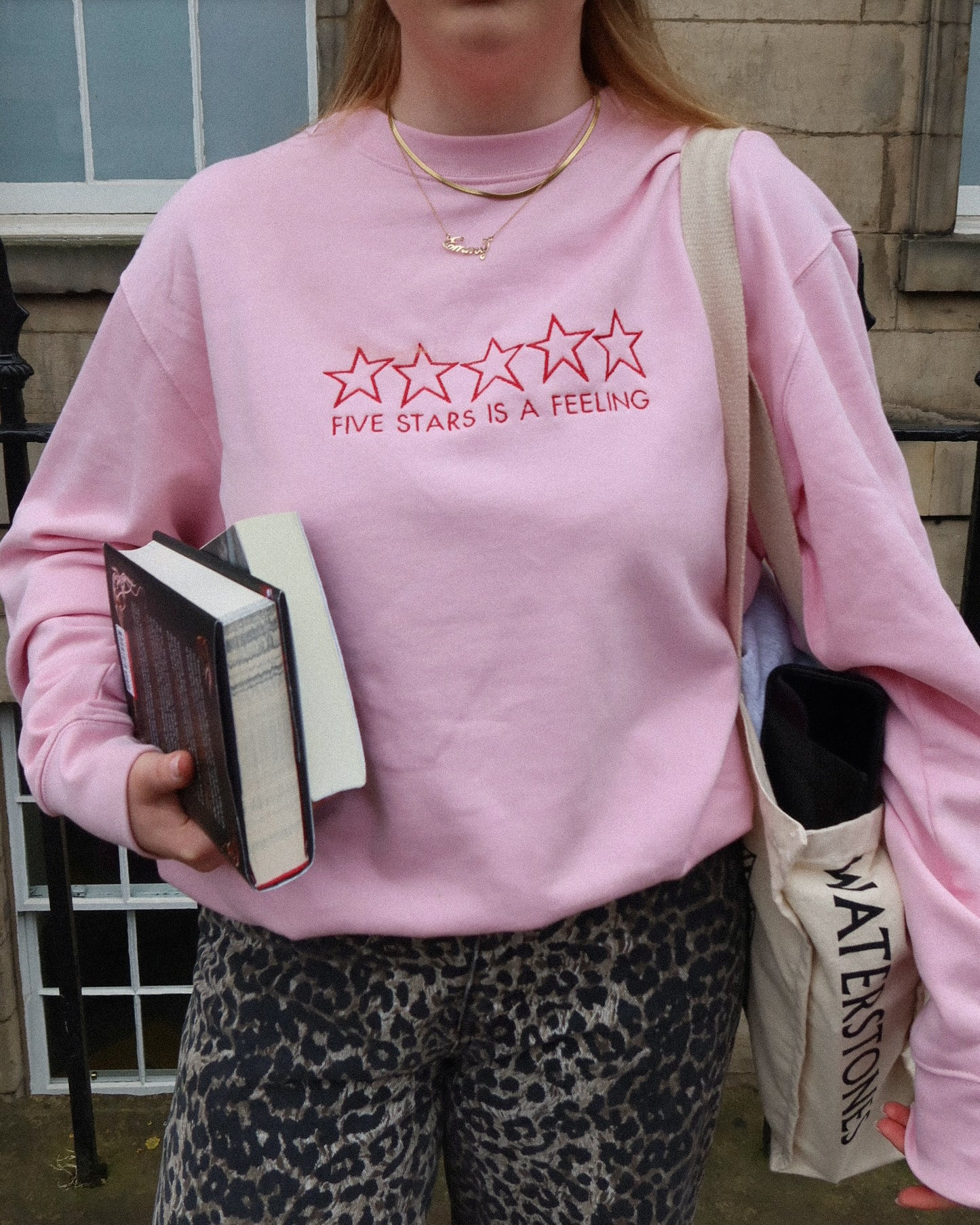 Five Stars is a Feeling Embroidered Sweatshirt