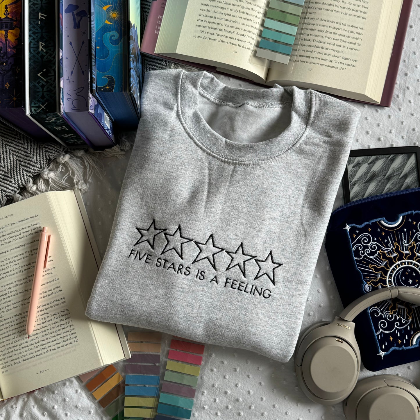 Five Stars is a Feeling Embroidered Sweatshirt