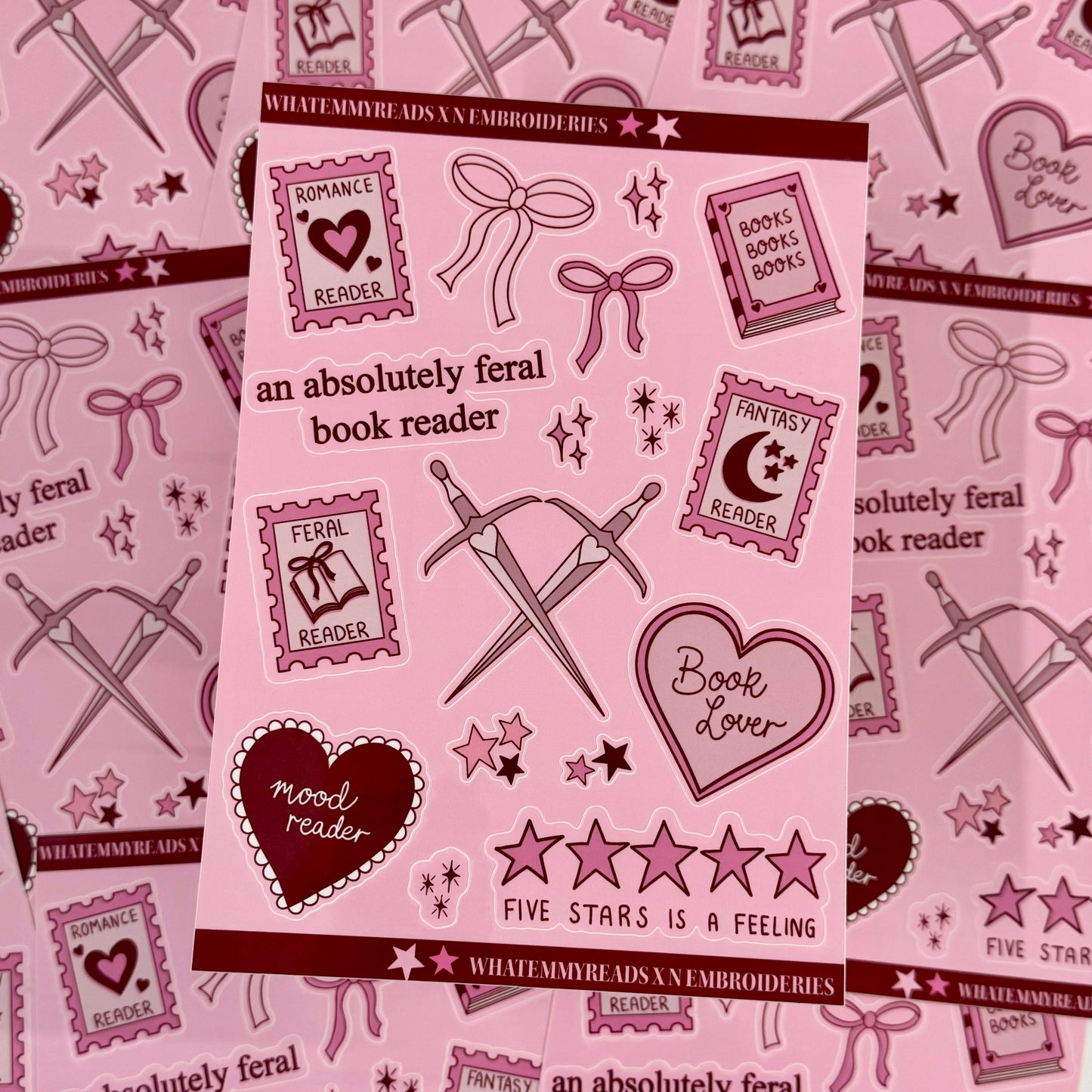 What Emmy Reads Sticker Sheet