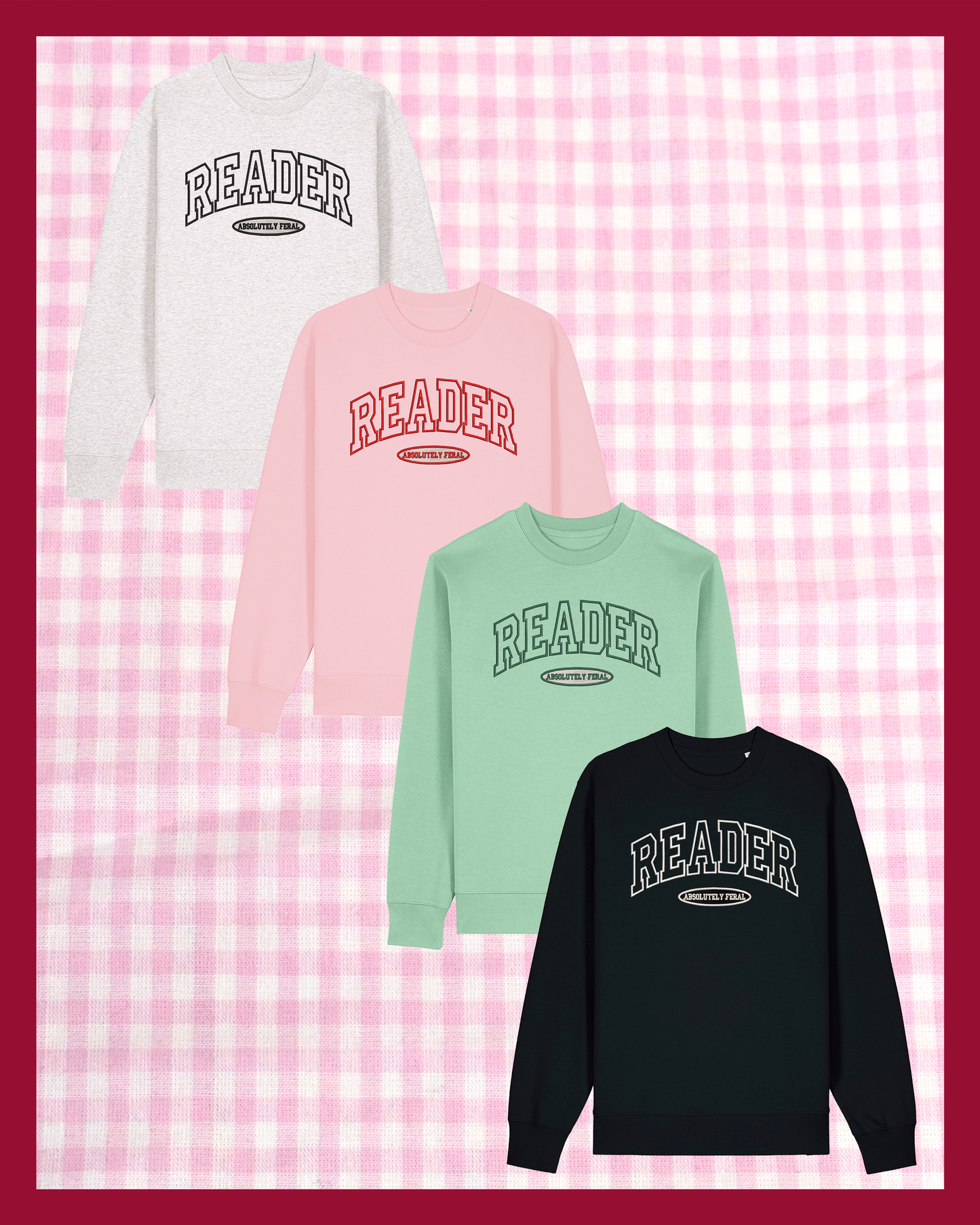 Reader Embroidered Sweatshirt