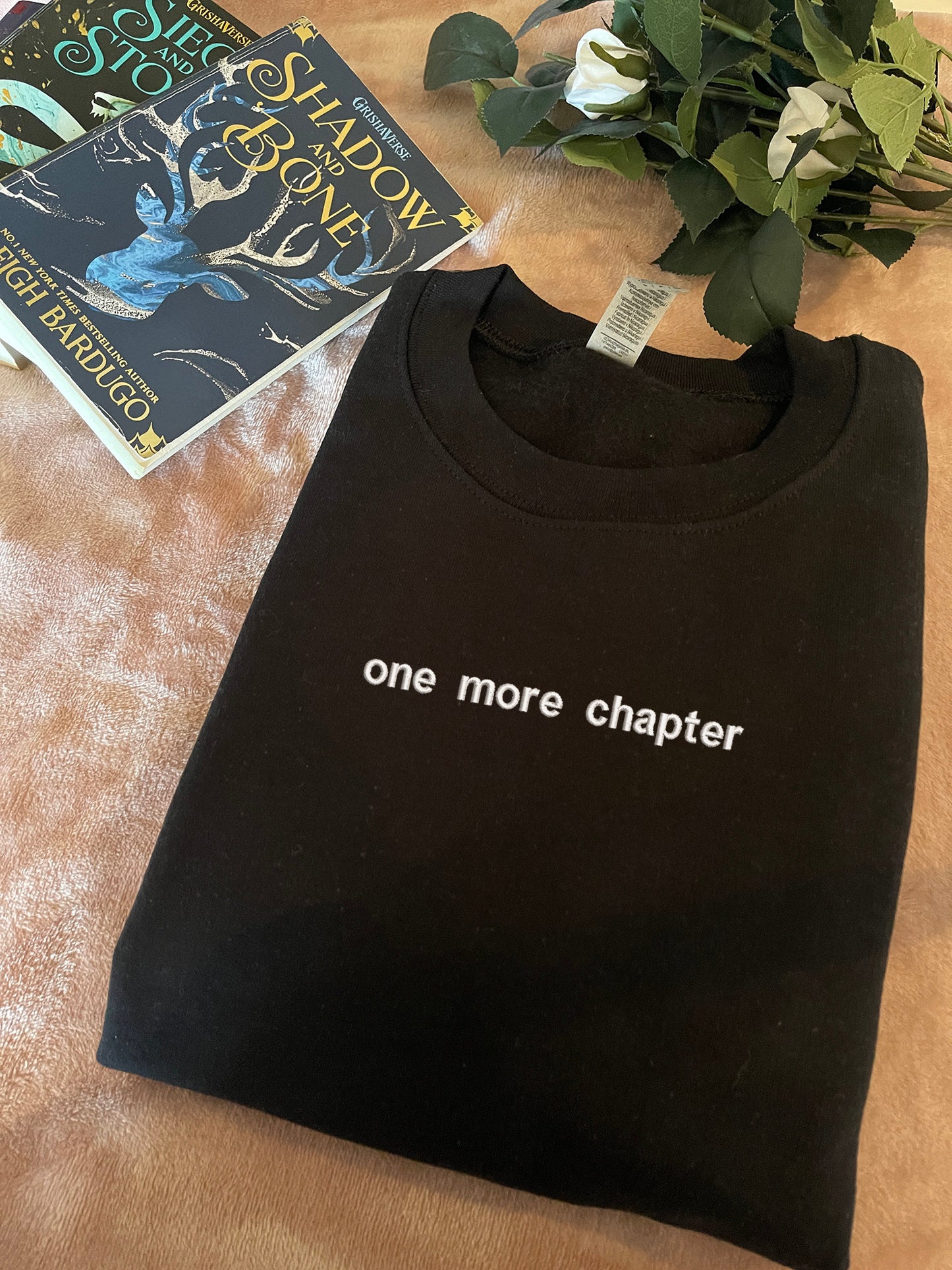 One More Chapter Embroidered sweatshirt