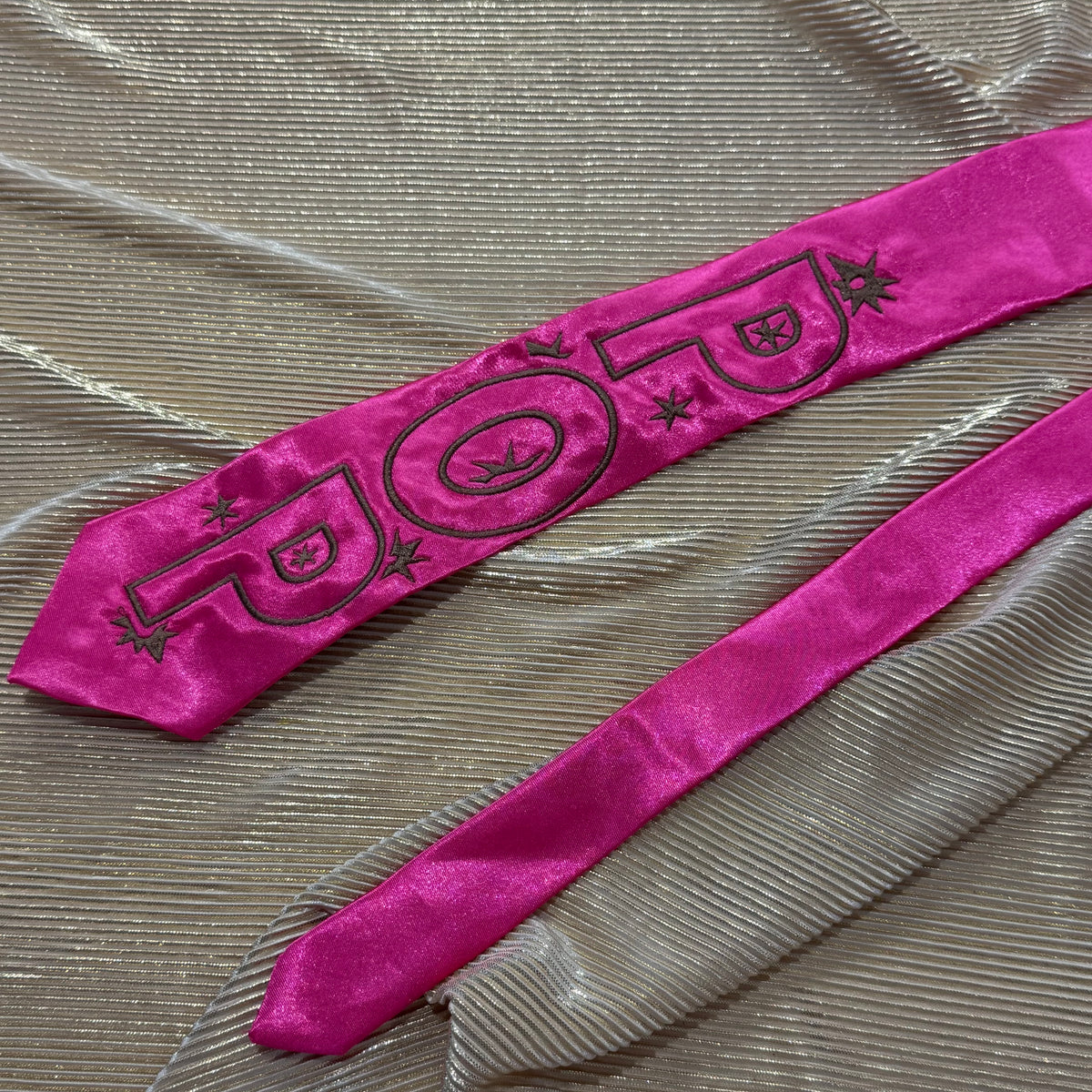 Pop Pre-made Embroidered Tie