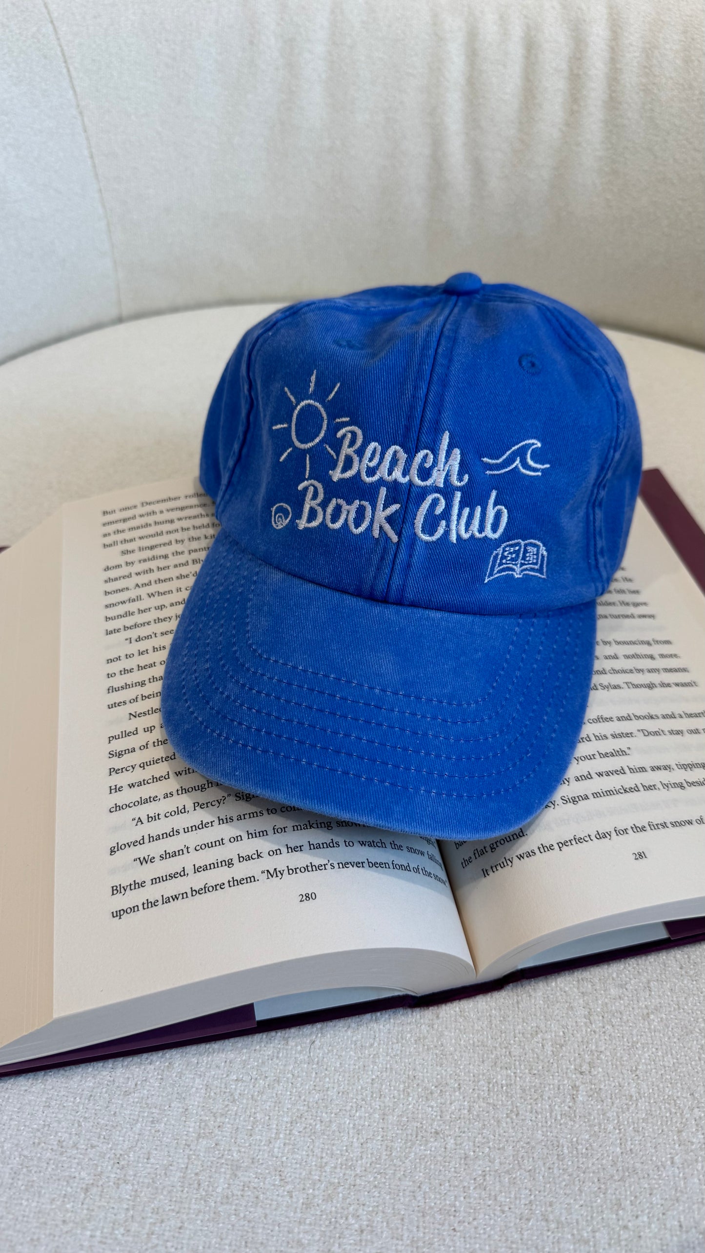 Beach Book Club Cap