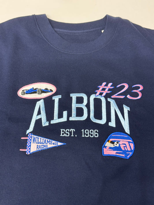 *SAMPLE SALE* Albon Patchwork Embroideried Sweatshirt
