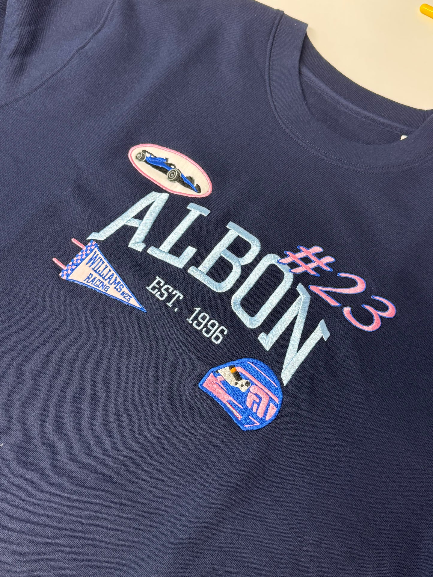 *SAMPLE SALE* Albon Patchwork Embroideried Sweatshirt