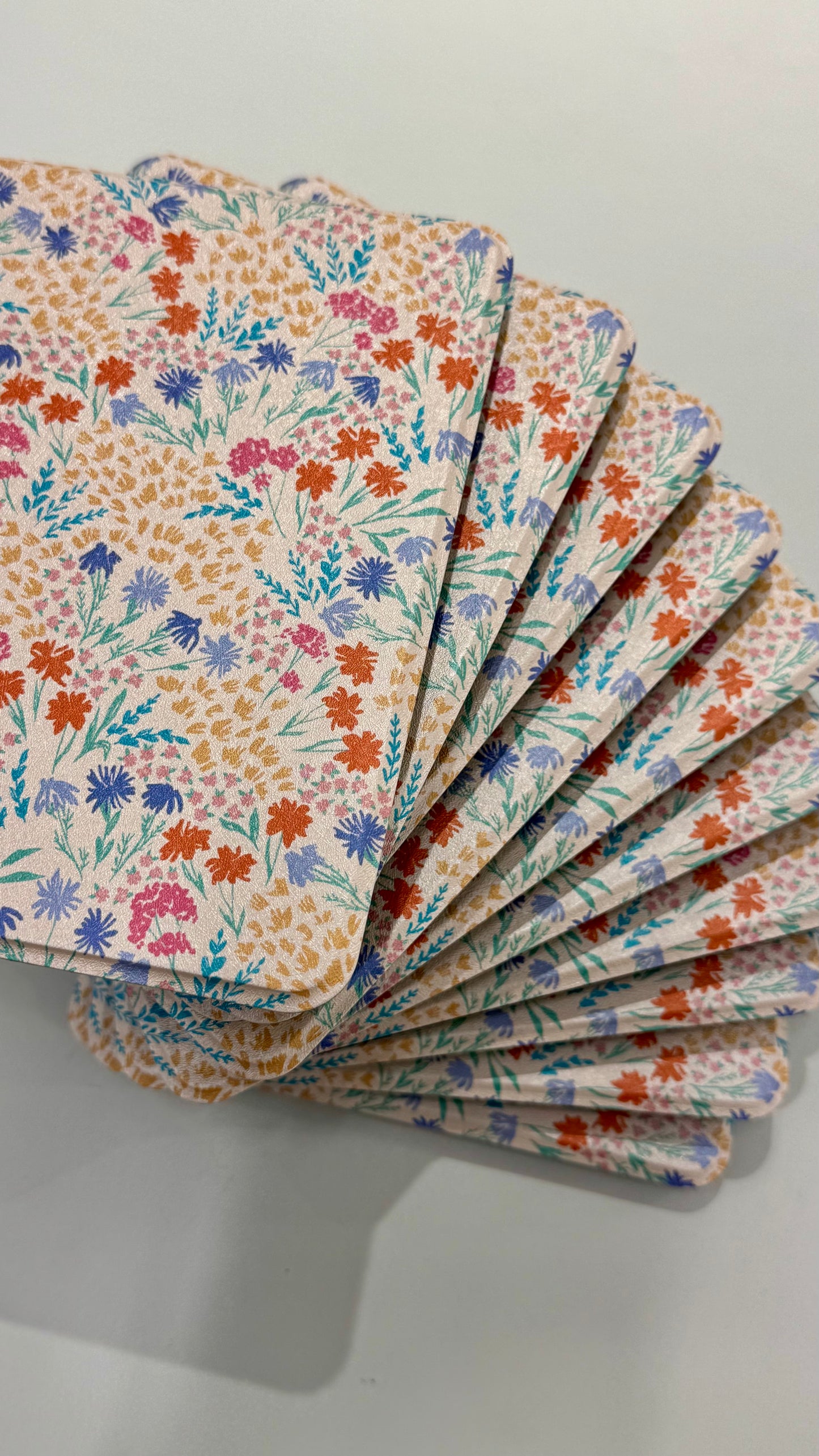 Off-White Multi Coloured Floral Kindle Case
