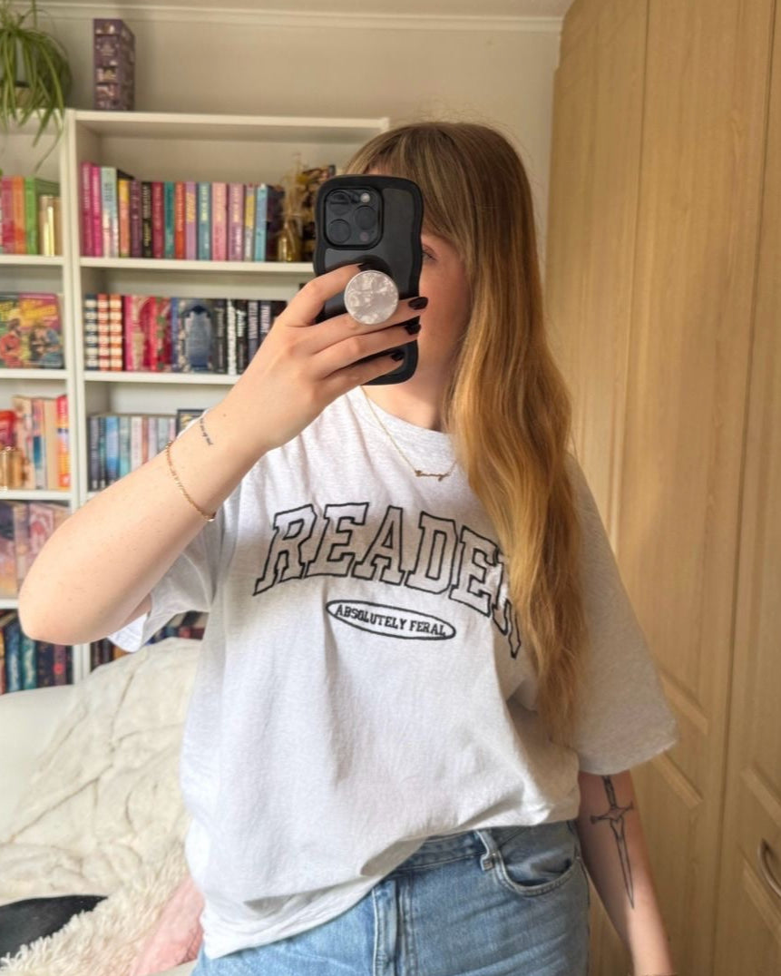 Reader Embroidered T-shirt