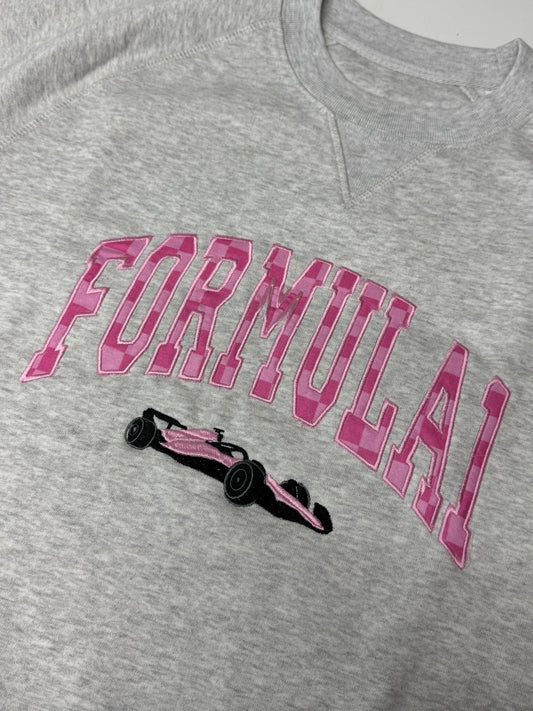 *SAMPLE SALE* Formula 1 Oversized Embroidered Sweatshirt