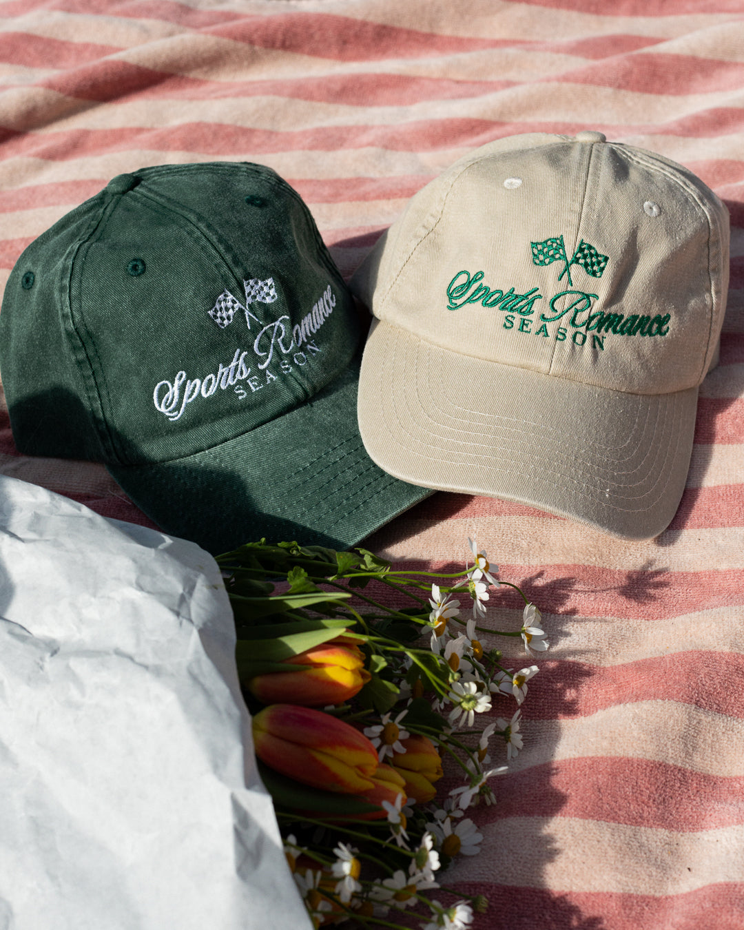 Sports Romance Season Embroidered Cap