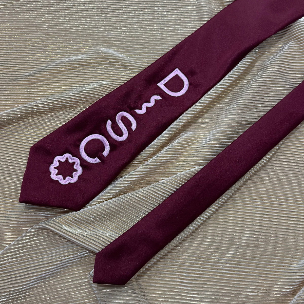 Disco Pre-made Embroidered Tie