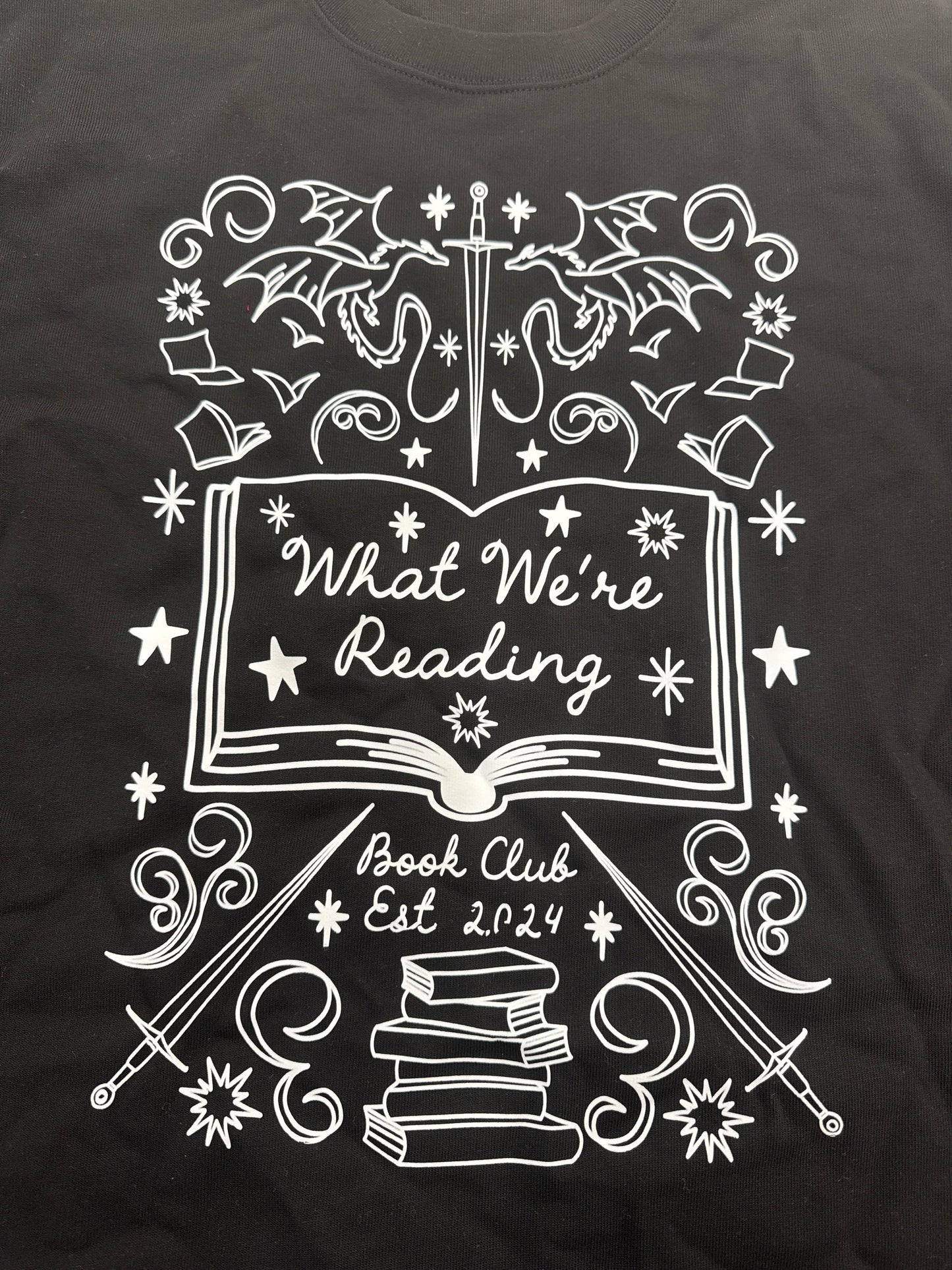 *SAMPLE SALE* What We're Reading Book Club Sweatshirt