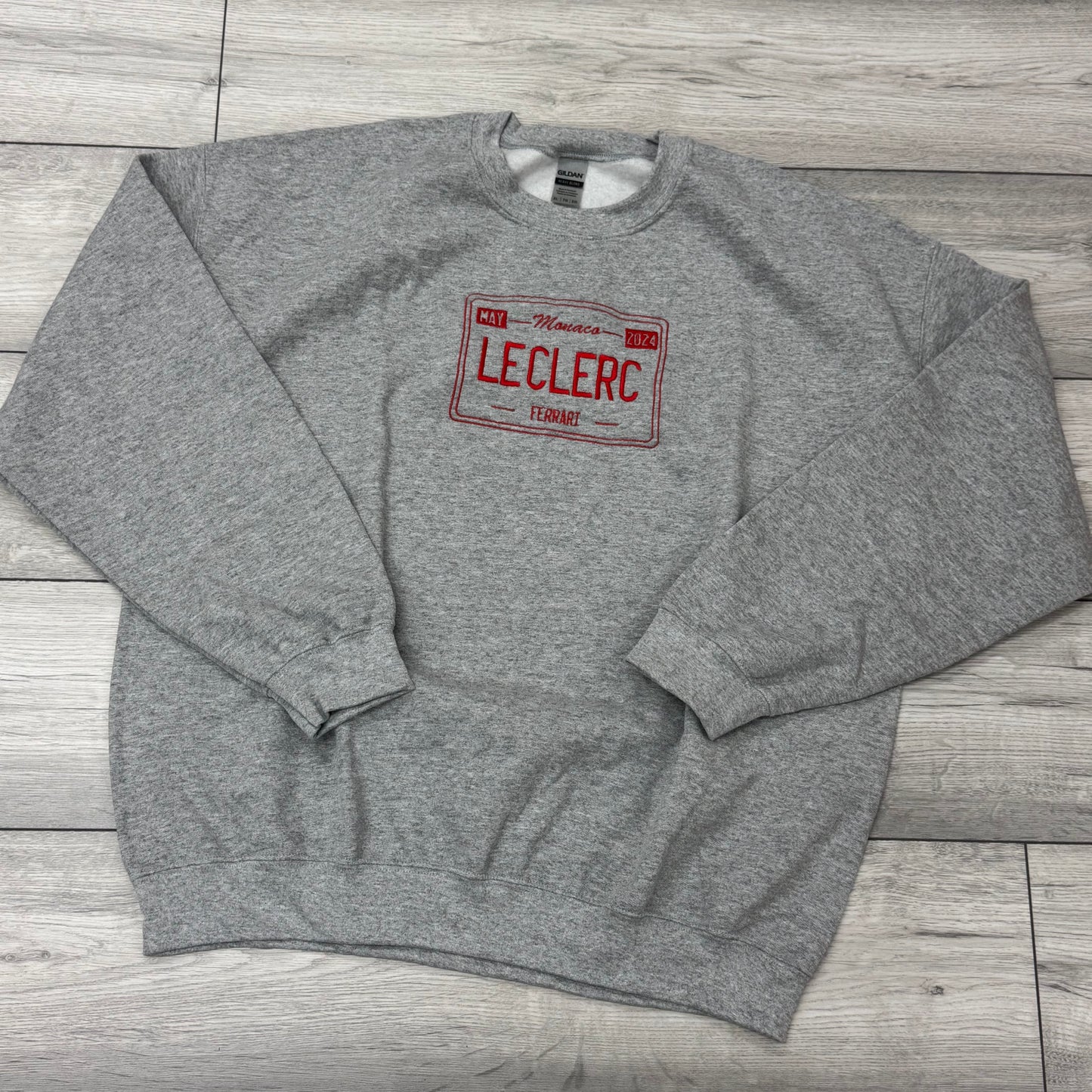 Charles Leclerc Monaco License Plate Sweatshirt (Pre-made Clearance)