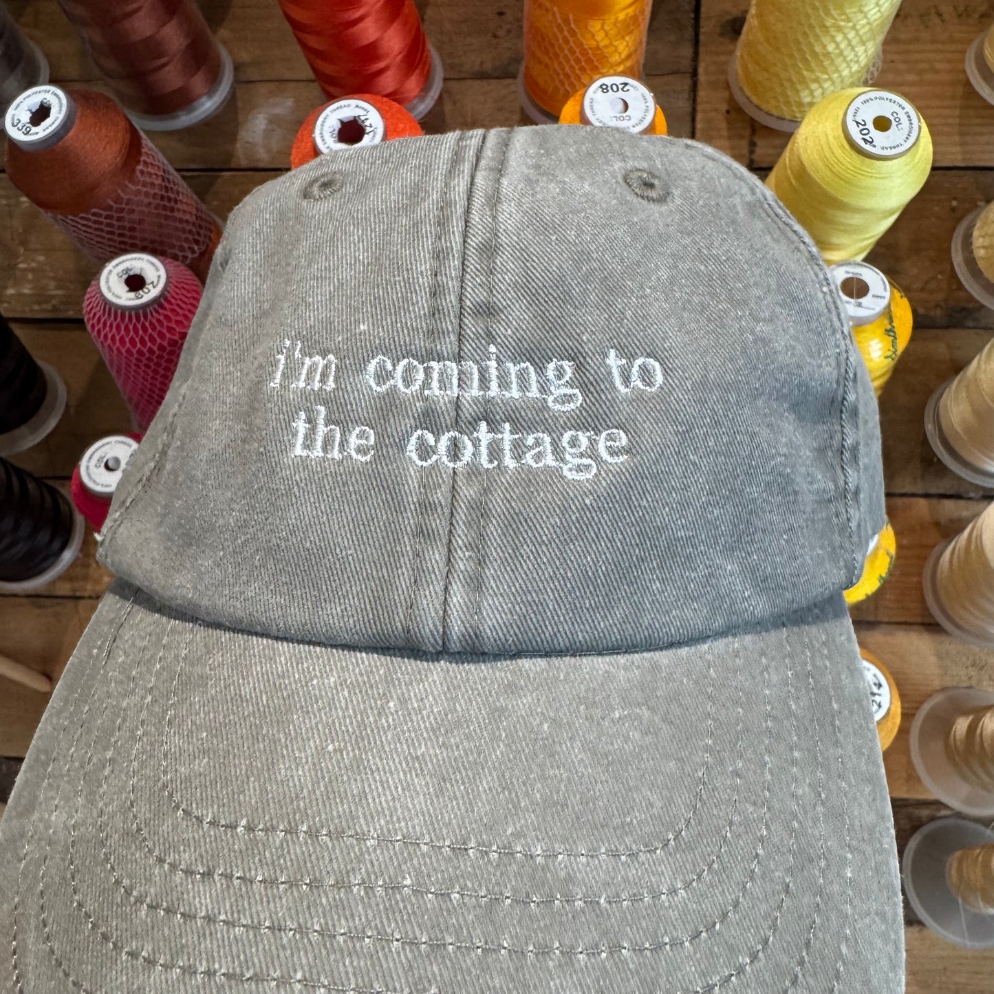 I'm coming to the Cottage Embroidered Cap