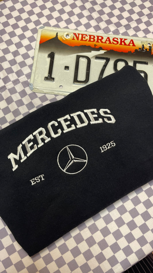 Mercedes Team Embroidered Crewneck