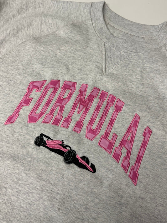 *SAMPLE SALE* Formula 1 Oversized Embroidered Sweatshirt
