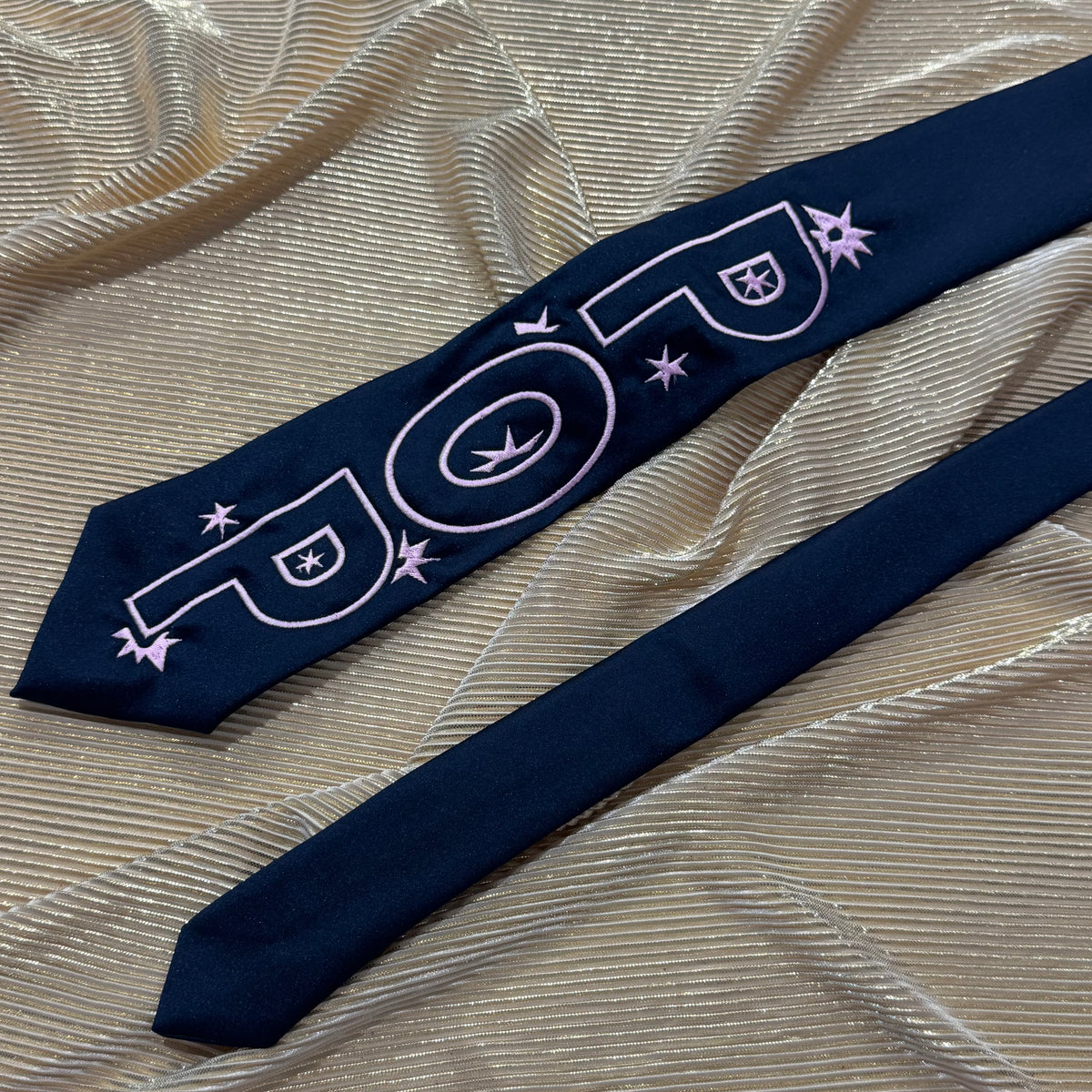 Pop Pre-made Embroidered Tie