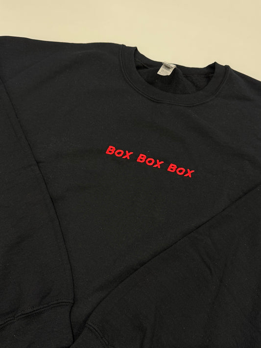 Box Box Box Sweatshirt (Pre-made Clearance)