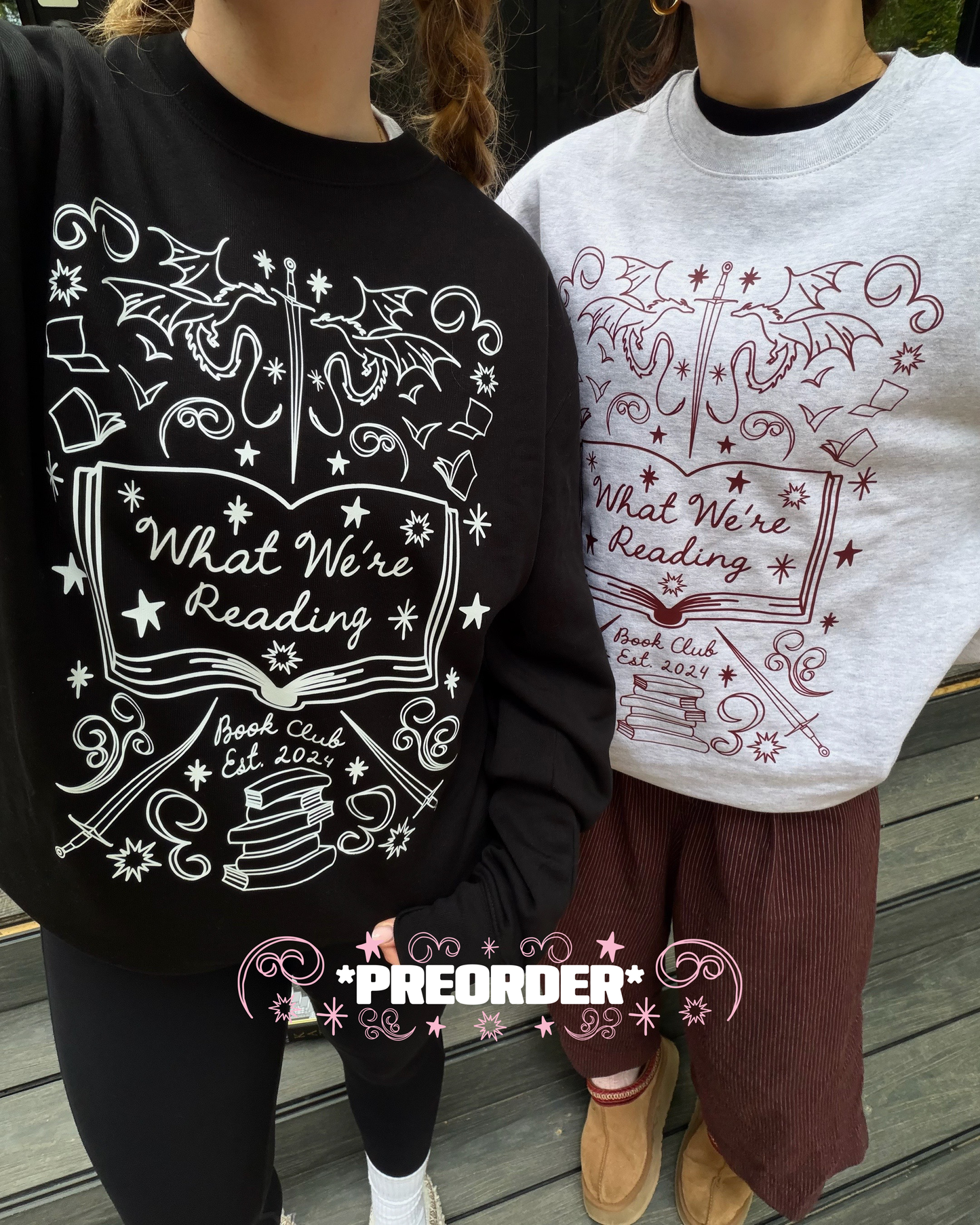 *PREORDER* What We're Reading Book Club Sweatshirt
