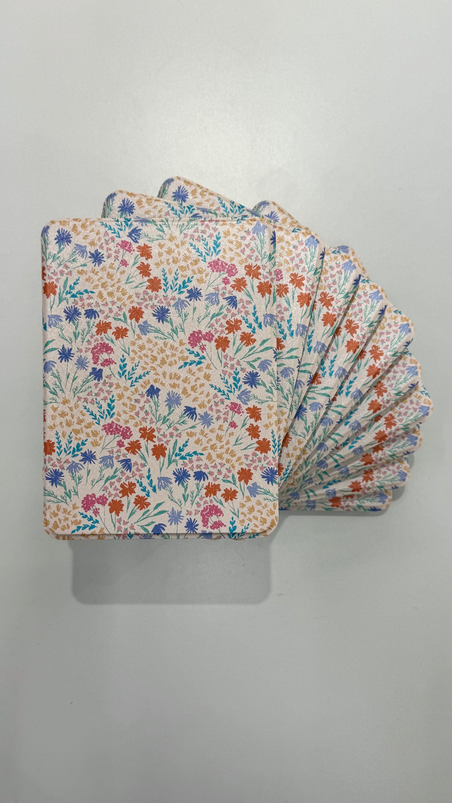 Off-White Multi Coloured Floral Kindle Case