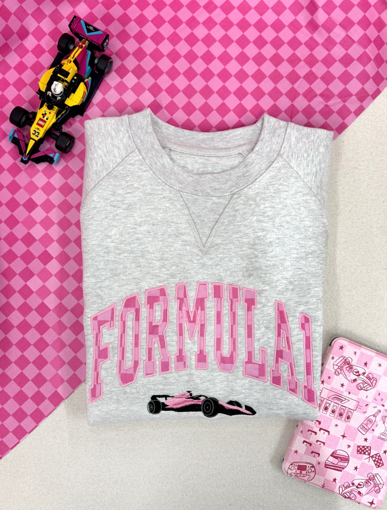 Formula 1 Oversized Embroidered Sweatshirt