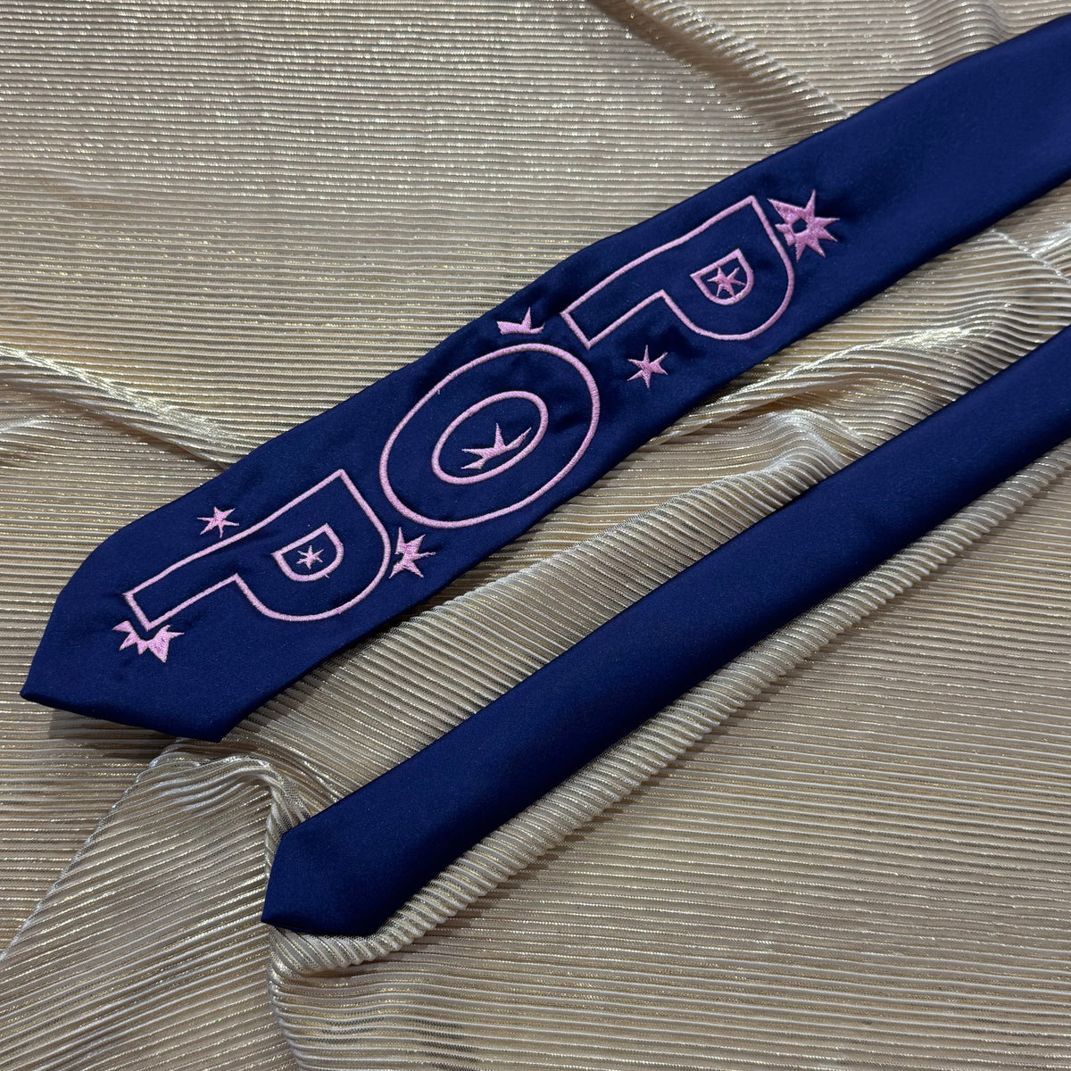 Pop Pre-made Embroidered Tie