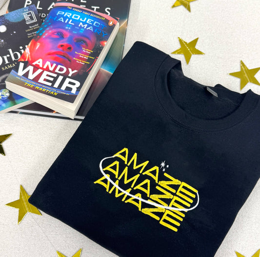 Amaze Embroidered Sweatshirt