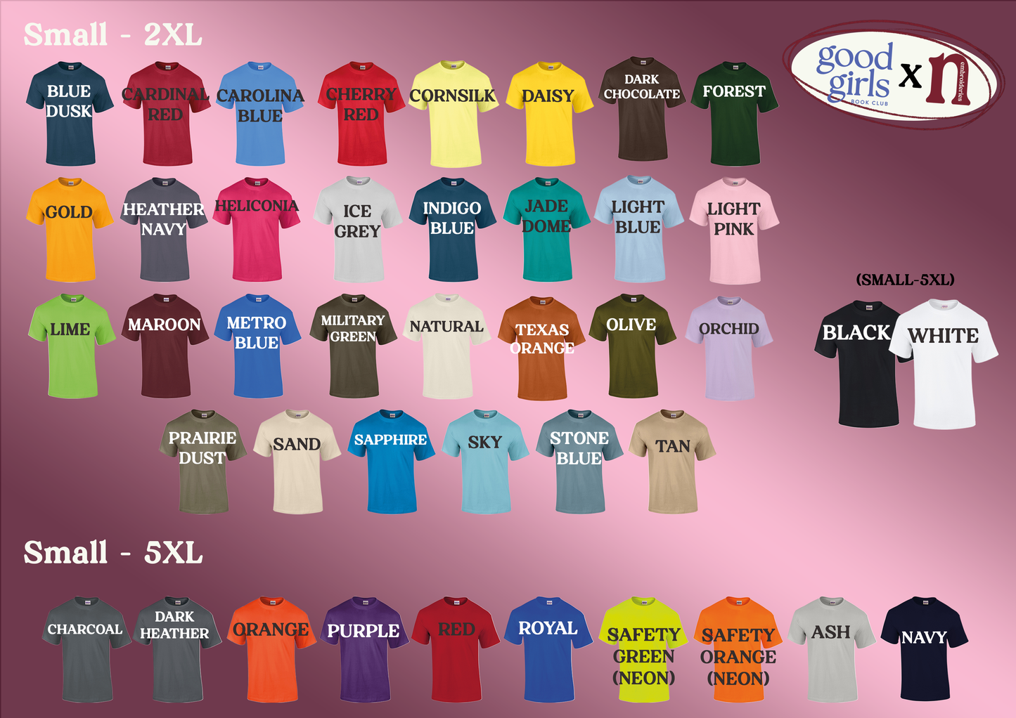 Romantasy Club Embroidered T-shirt